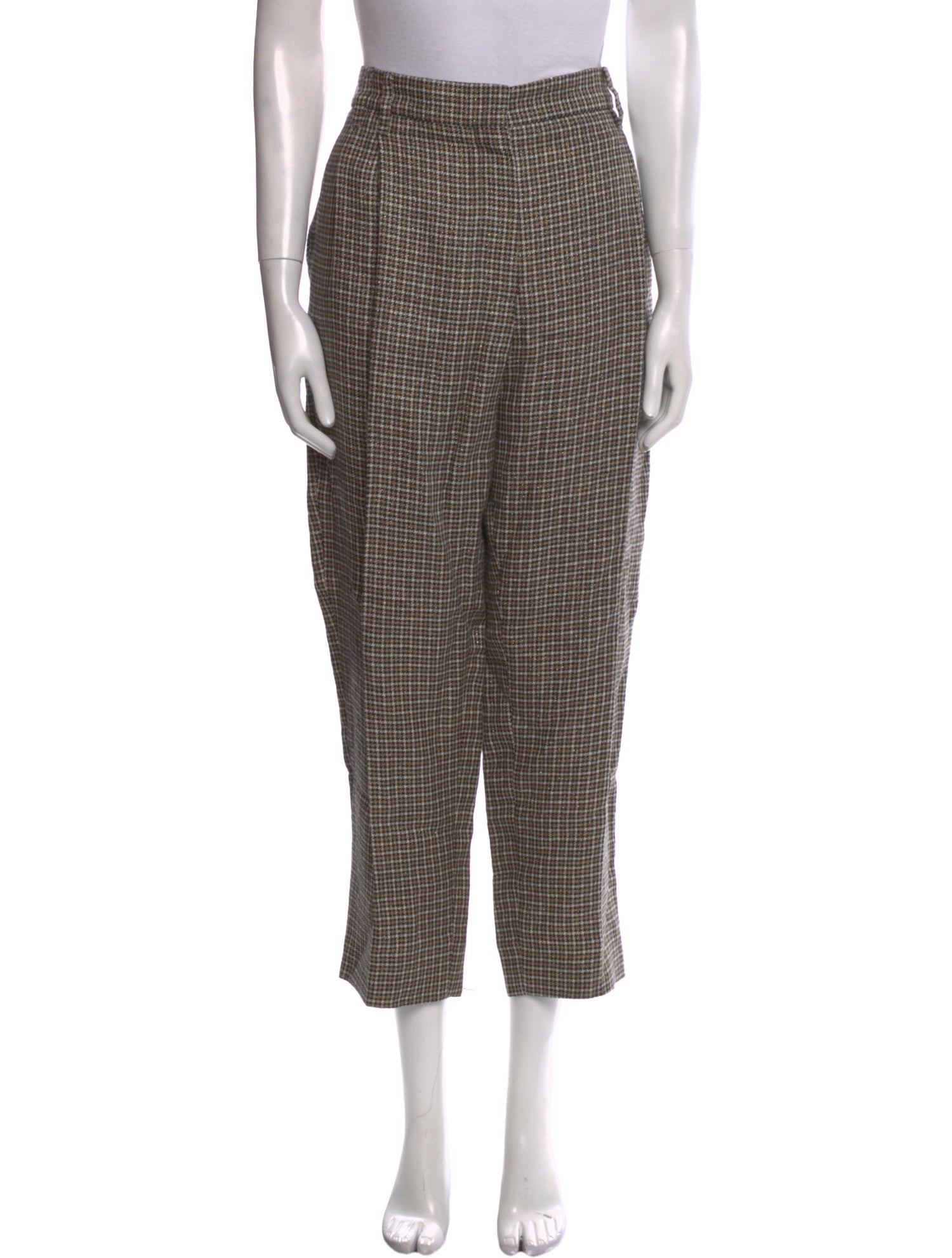 Brunello Cucinelli Wool Straight Leg Pants