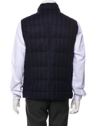 Brunello Cucinelli Wool Plaid Print Vest