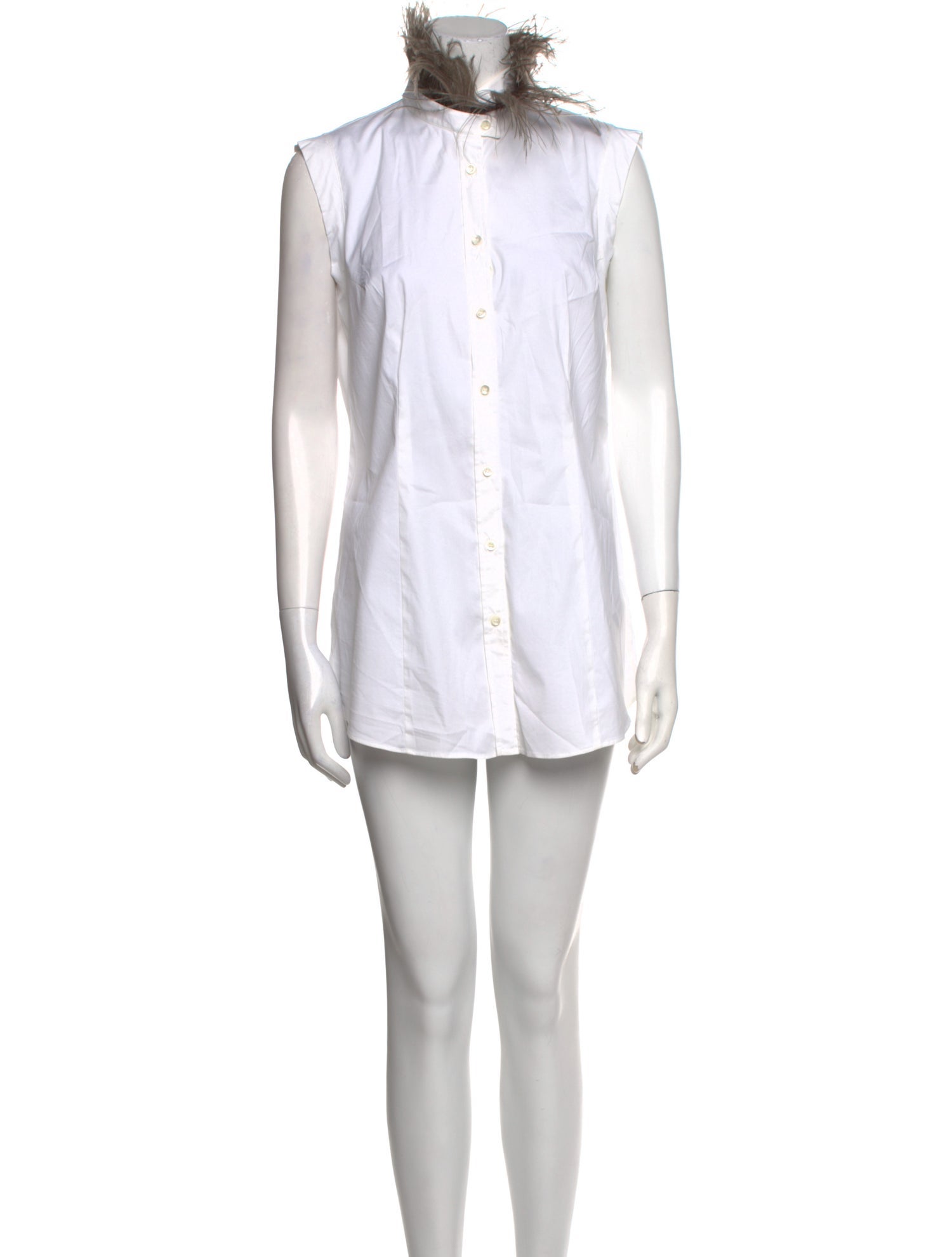 Brunello Cucinelli Mock Neck Mini Dress