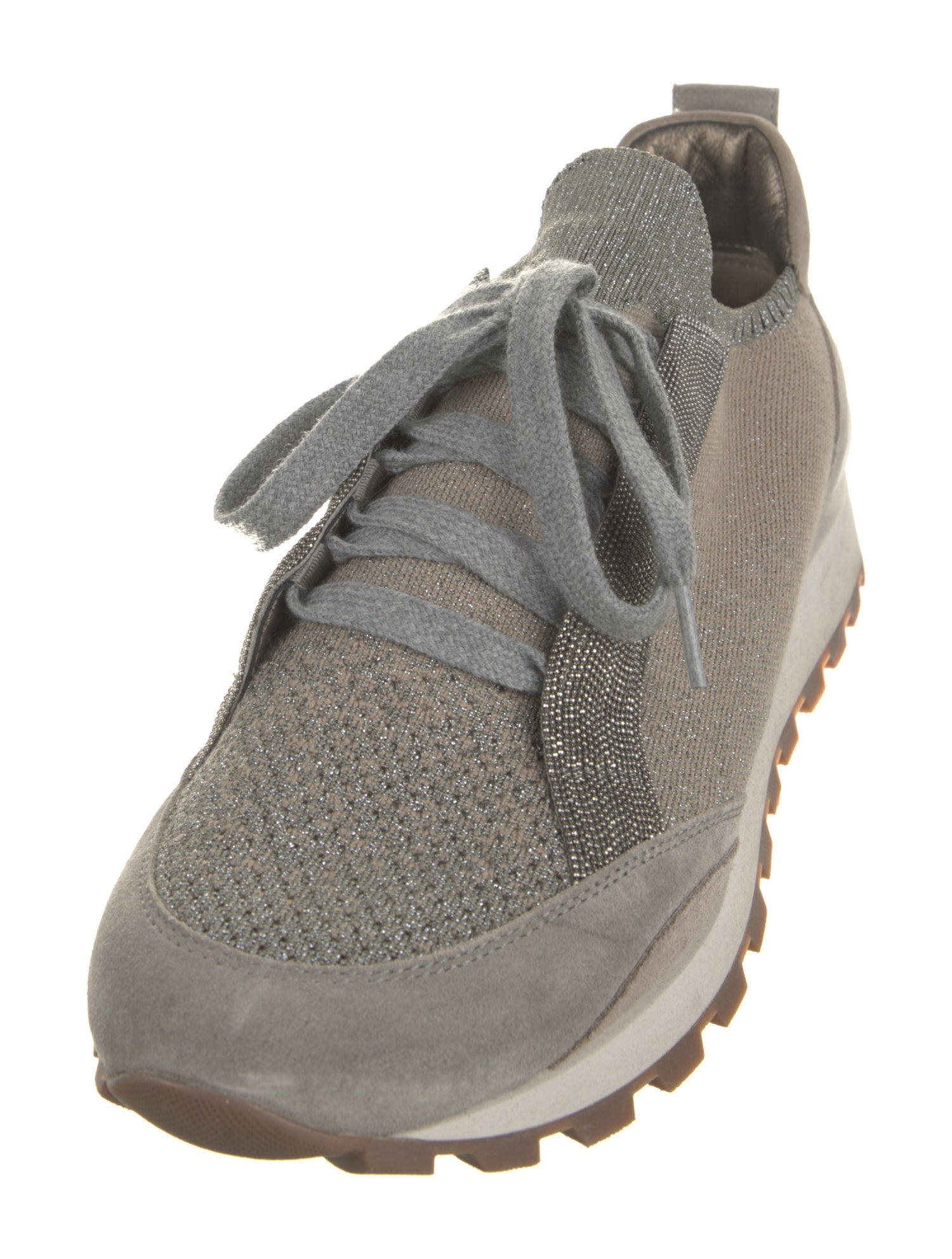 Brunello Cucinelli Beaded Accents Sneakers