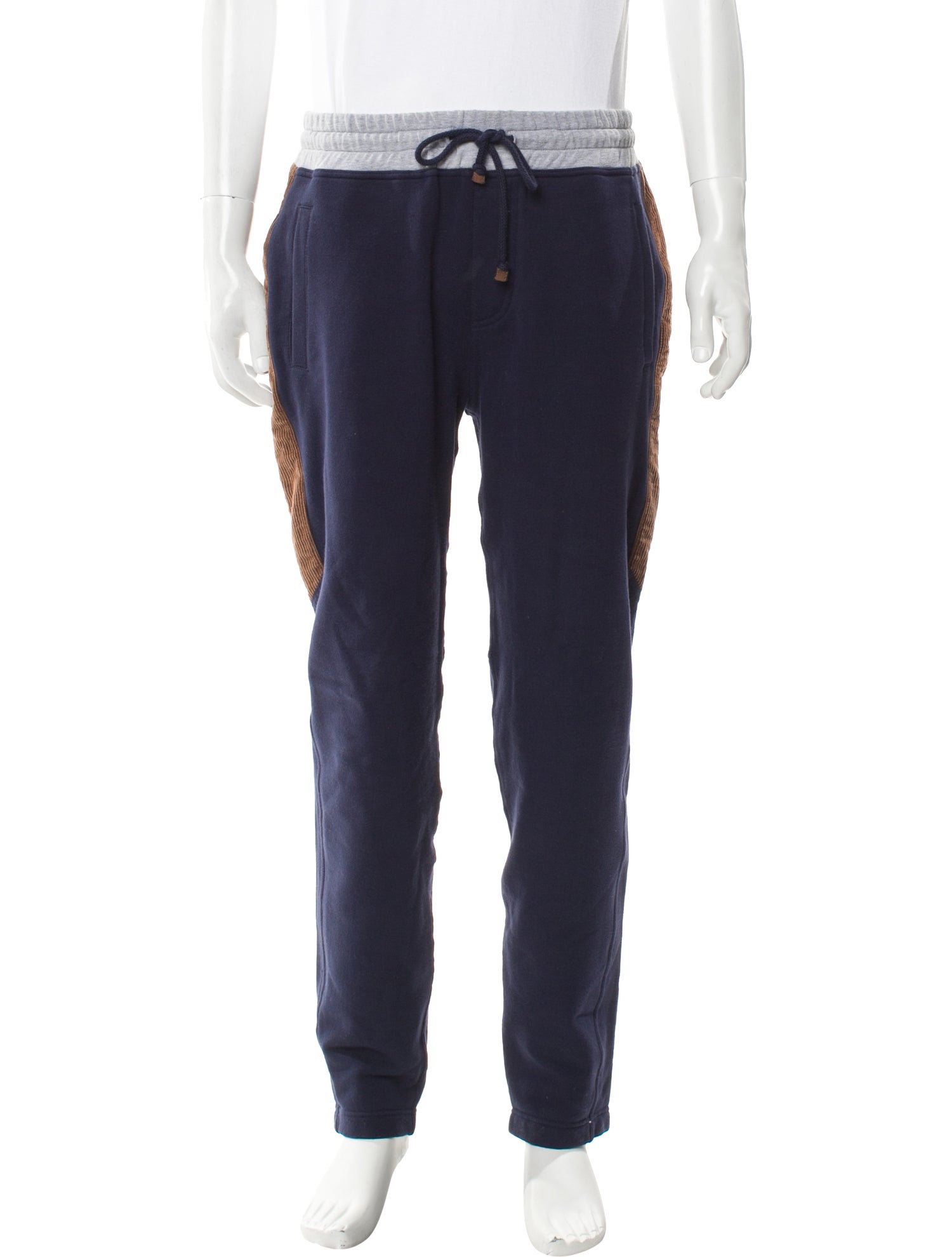 Brunello Cucinelli Striped Lounge Bottoms