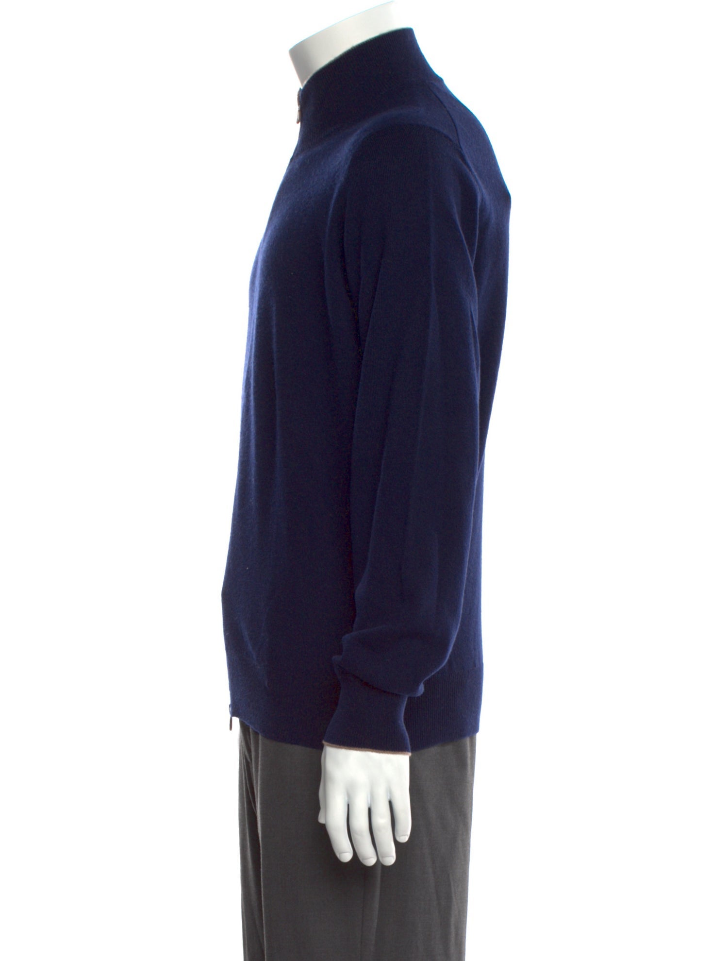 Brunello Cucinelli Cashmere Mock Neck Cardigan