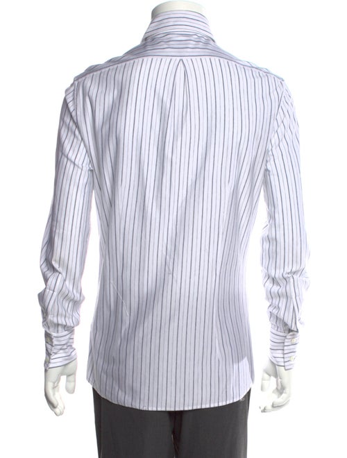 Brunello Cucinelli Striped Long Sleeve Dress Shirt