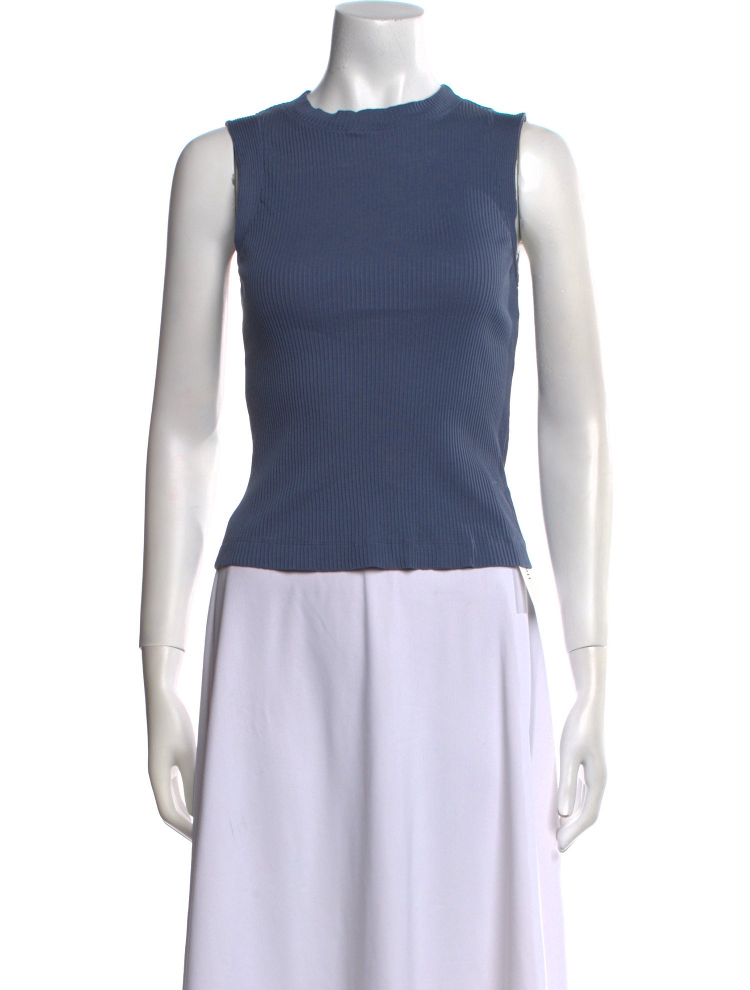 Brunello Cucinelli Crew Neck Sleeveless Top