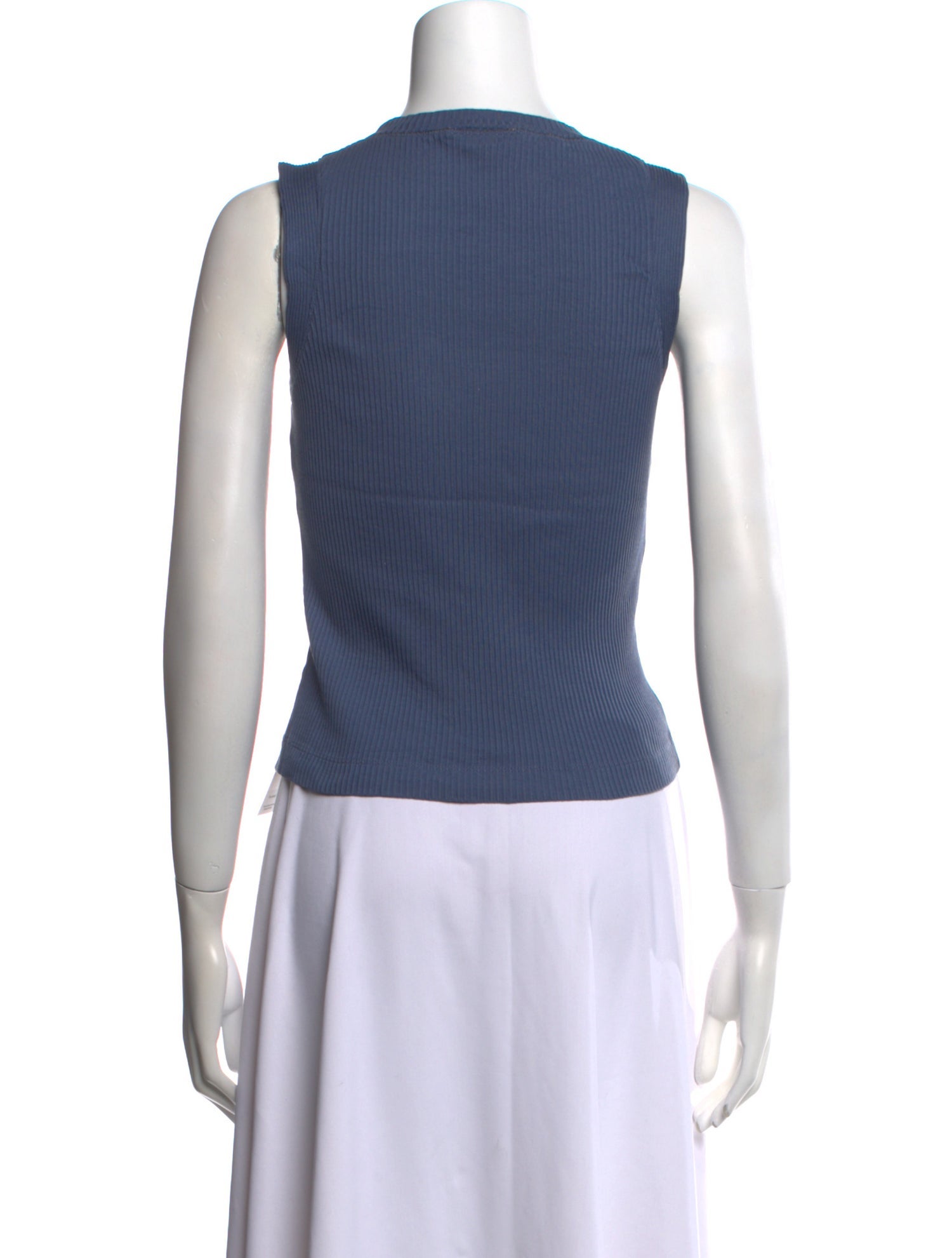 Brunello Cucinelli Crew Neck Sleeveless Top