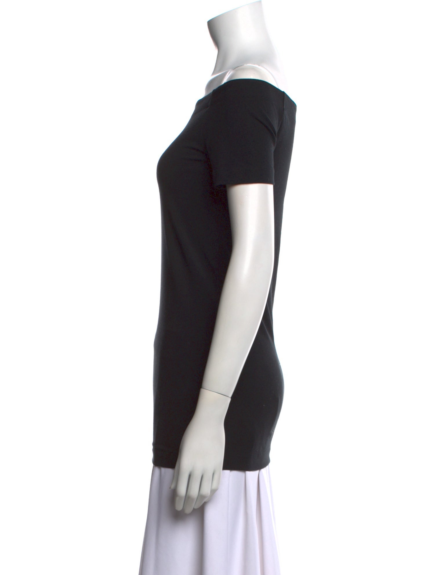 Brunello Cucinelli Off-The-Shoulder Short Sleeve T-Shirt