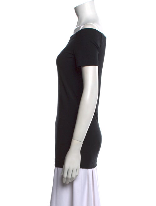 Brunello Cucinelli Off-The-Shoulder Short Sleeve T-Shirt