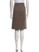Brunello Cucinelli Virgin Wool Knee-Length Skirt