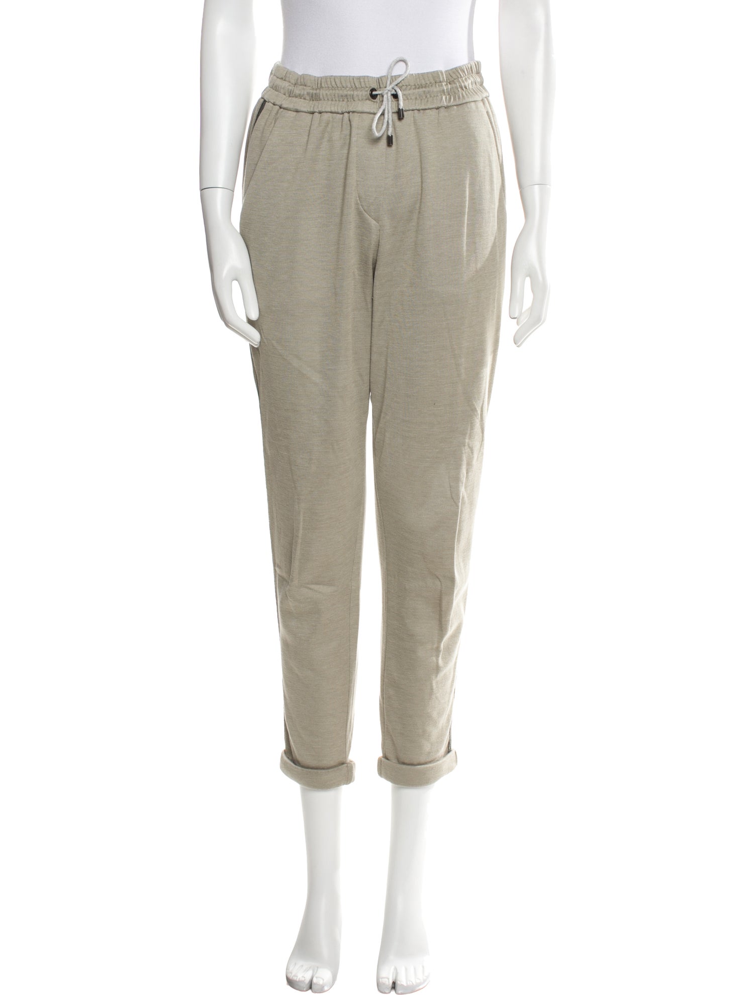 Brunello Cucinelli Beaded Accents Sweatpants