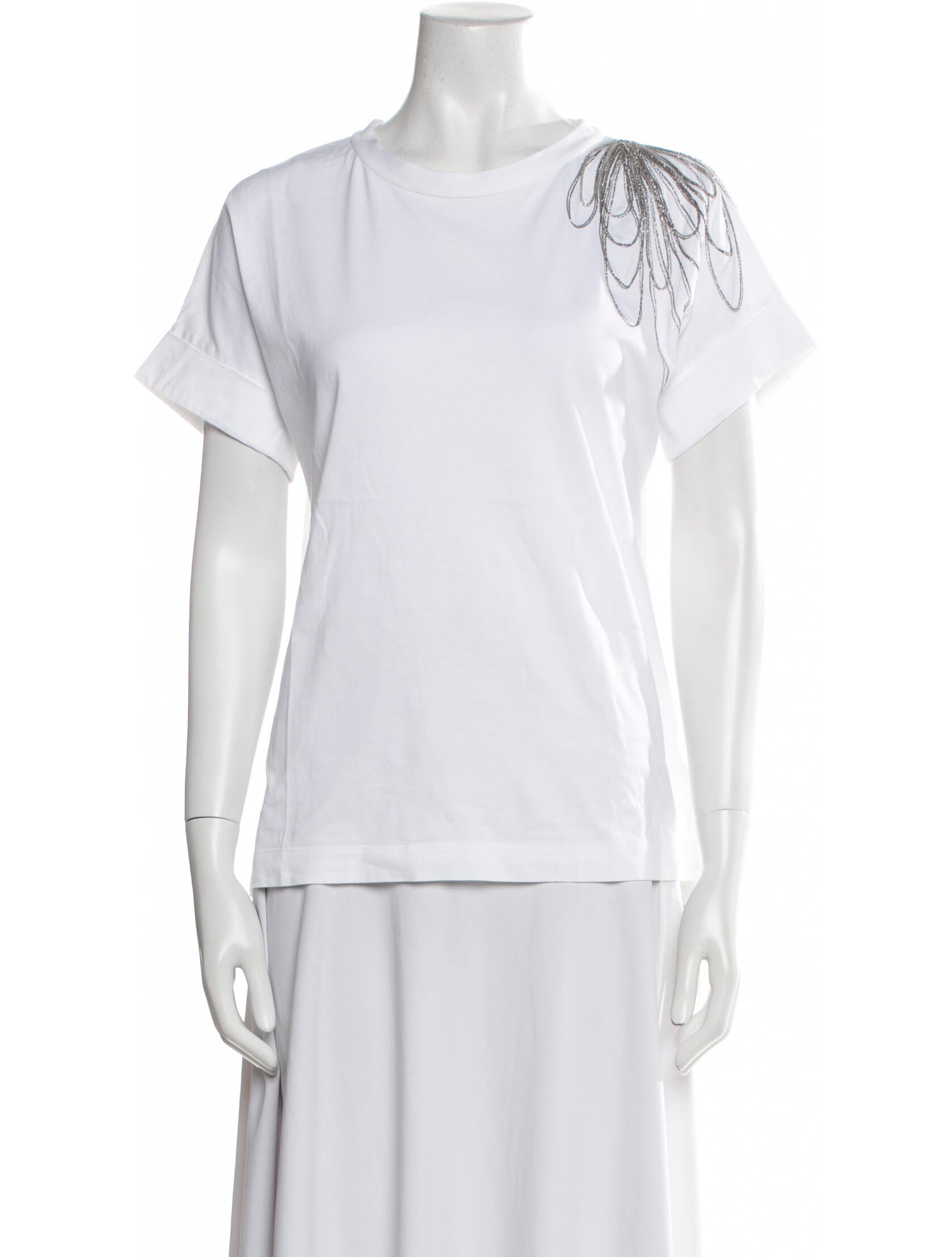 Brunello Cucinelli Crew Neck Short Sleeve T-Shirt