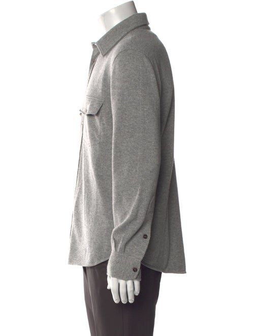 Brunello Cucinelli Virgin Wool Long Sleeve Shirt