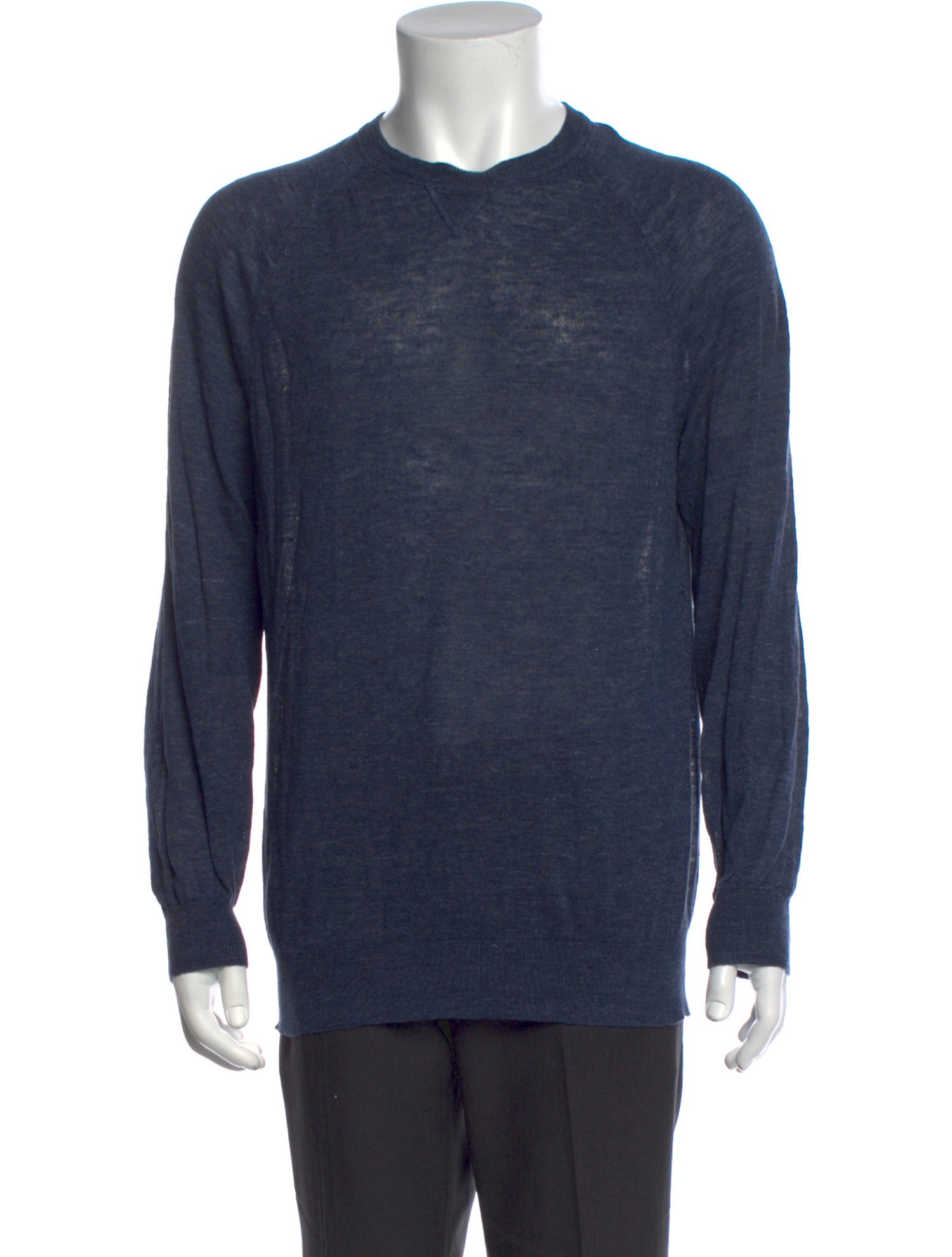 Brunello Cucinelli Linen Crew Neck Pullover
