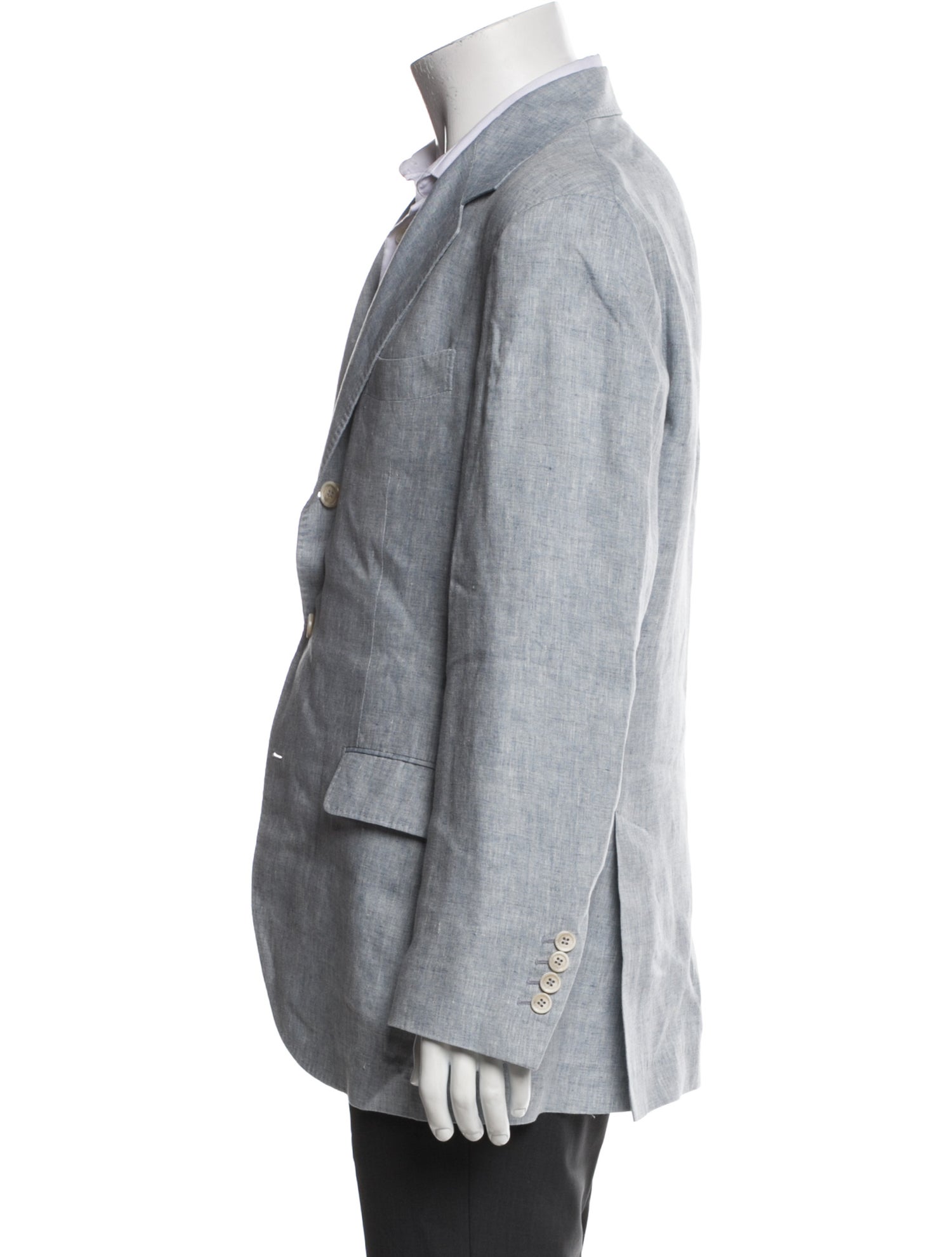 Brunello Cucinelli Linen Peacoat