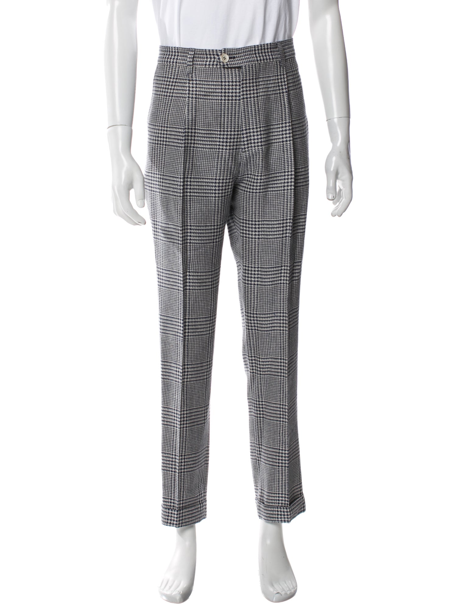 Brunello Cucinelli Houndstooth Print Pants