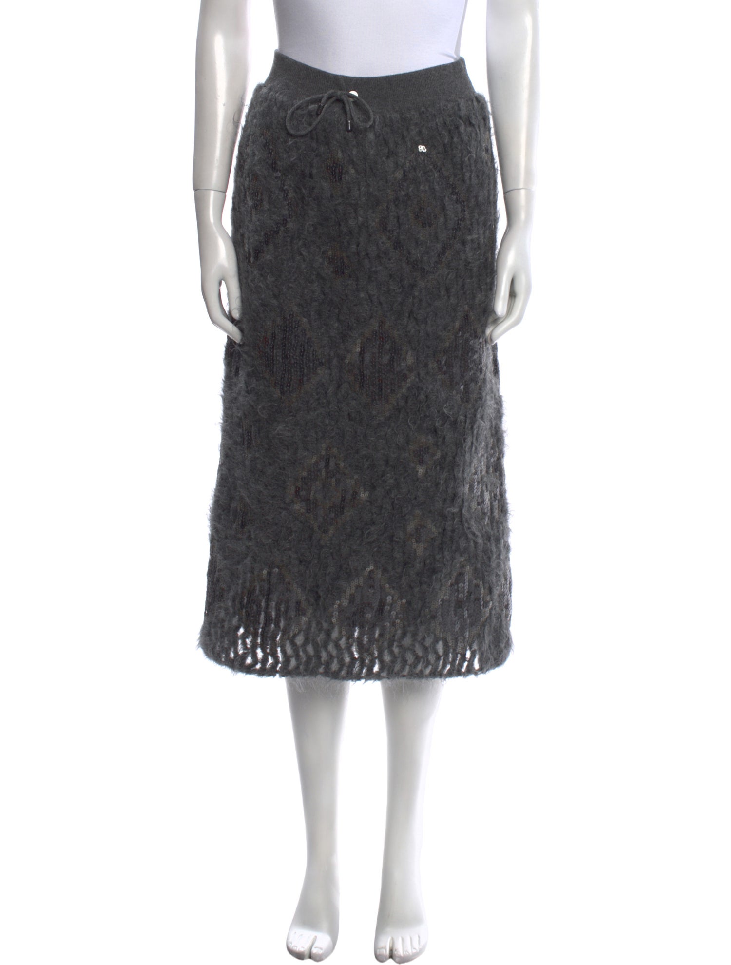 Brunello Cucinelli Mohair Midi Length Skirt w/ Tags