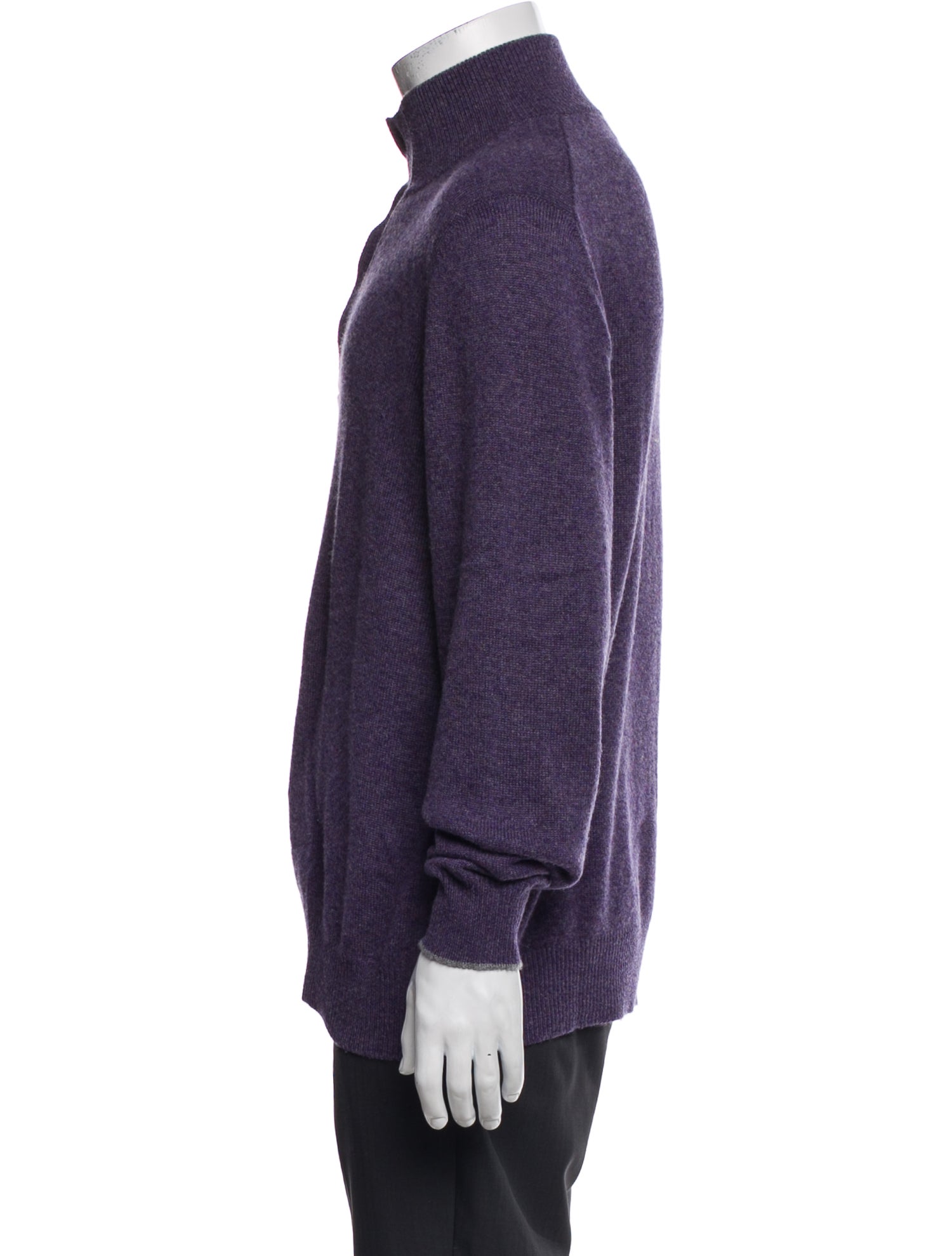 Brunello Cucinelli Cashmere Turtleneck Polo Sweater