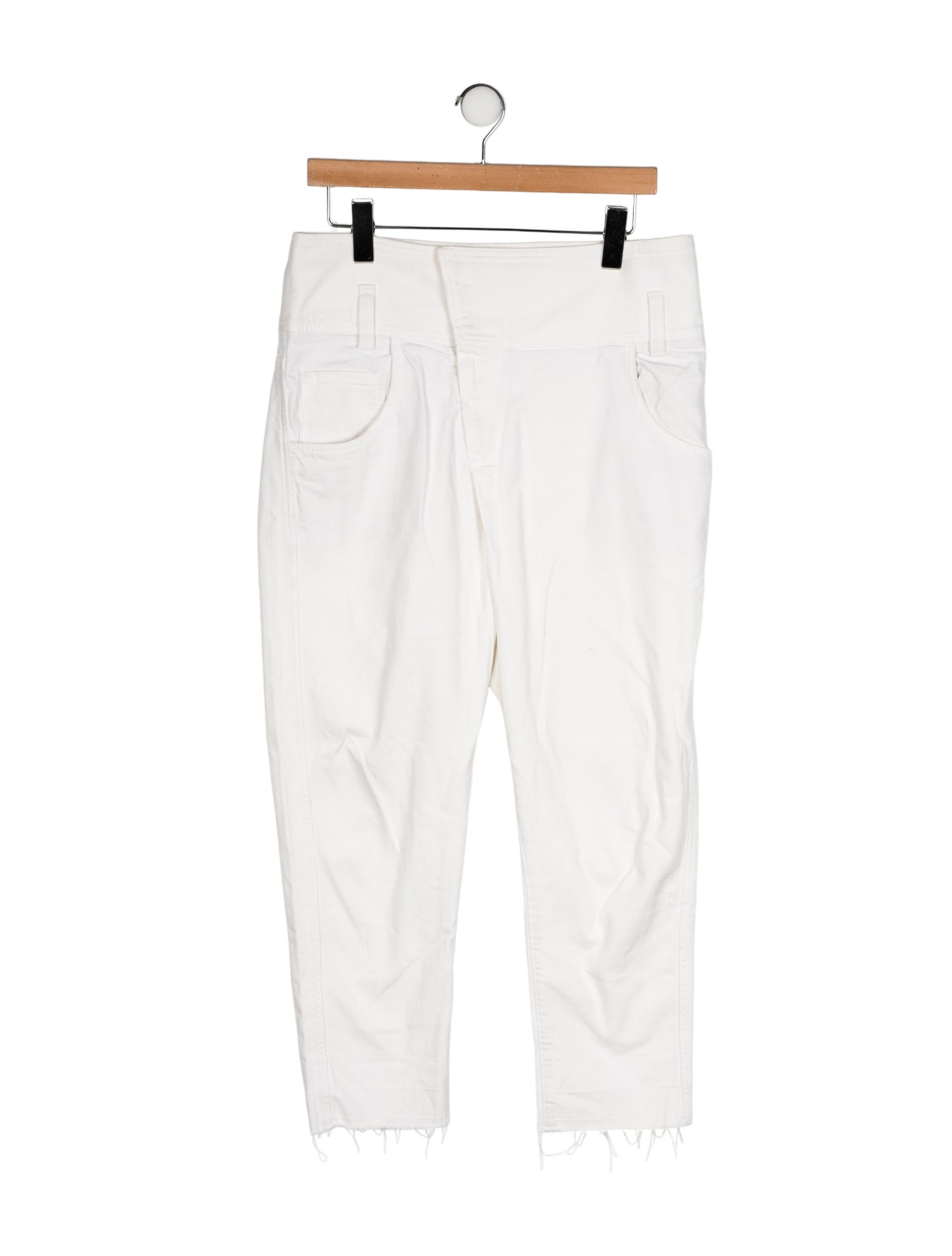 Brunello Cucinelli High-Rise Straight Leg Jeans