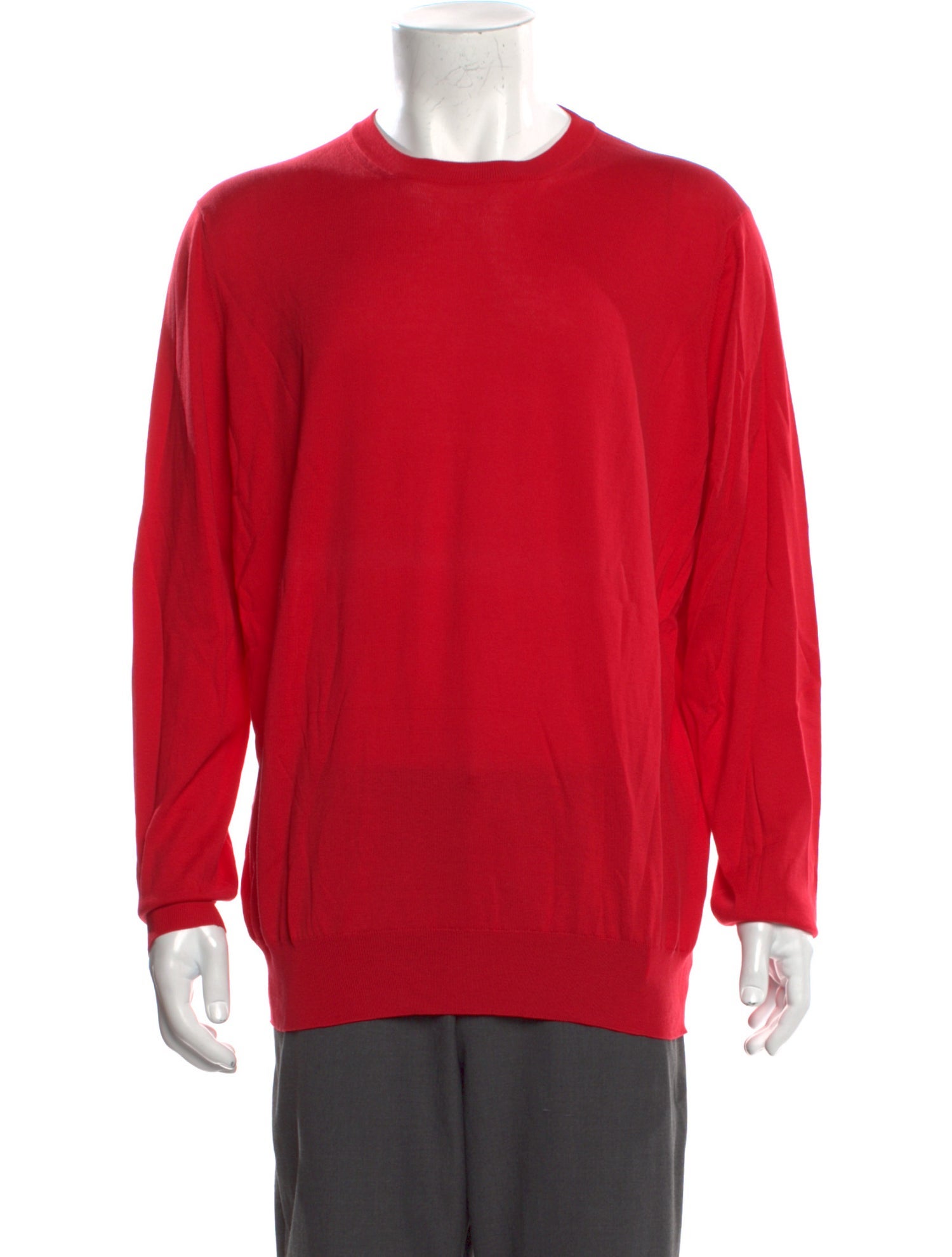 Brunello Cucinelli Crew Neck Long Sleeve T-Shirt