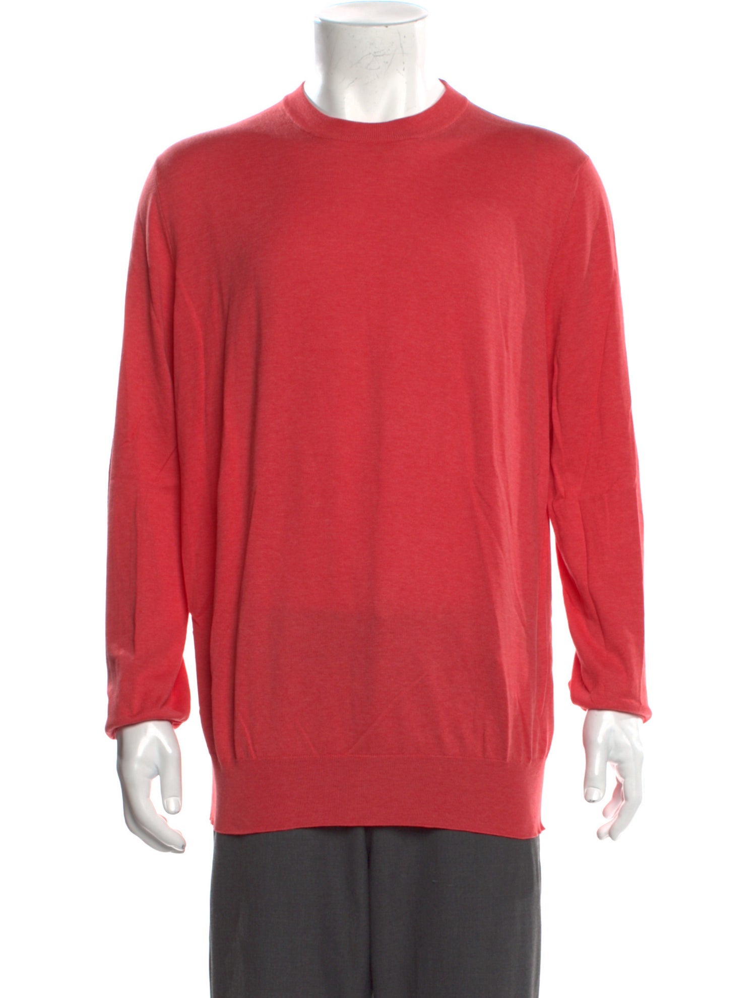 Brunello Cucinelli Crew Neck Long Sleeve T-Shirt
