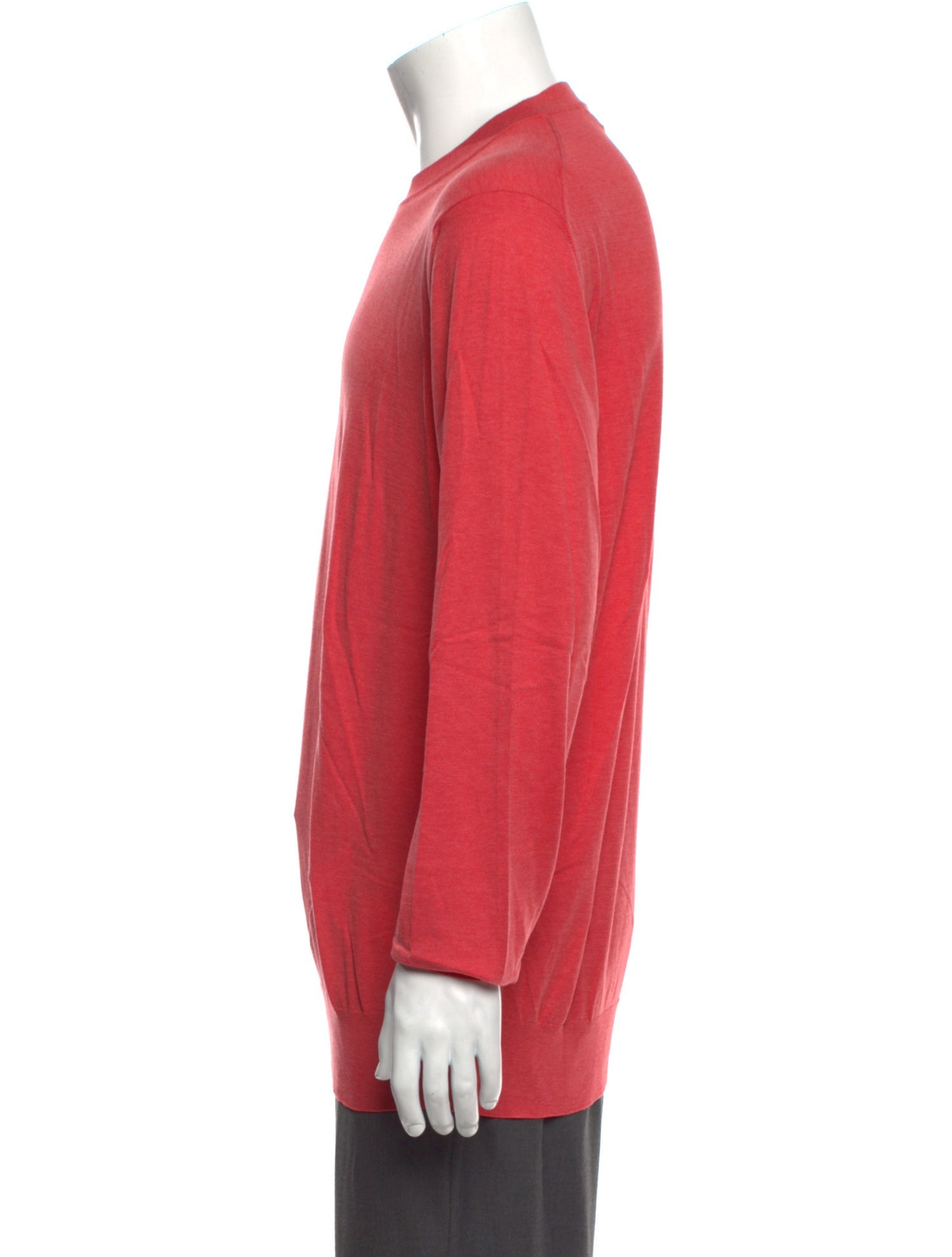 Brunello Cucinelli Crew Neck Long Sleeve T-Shirt