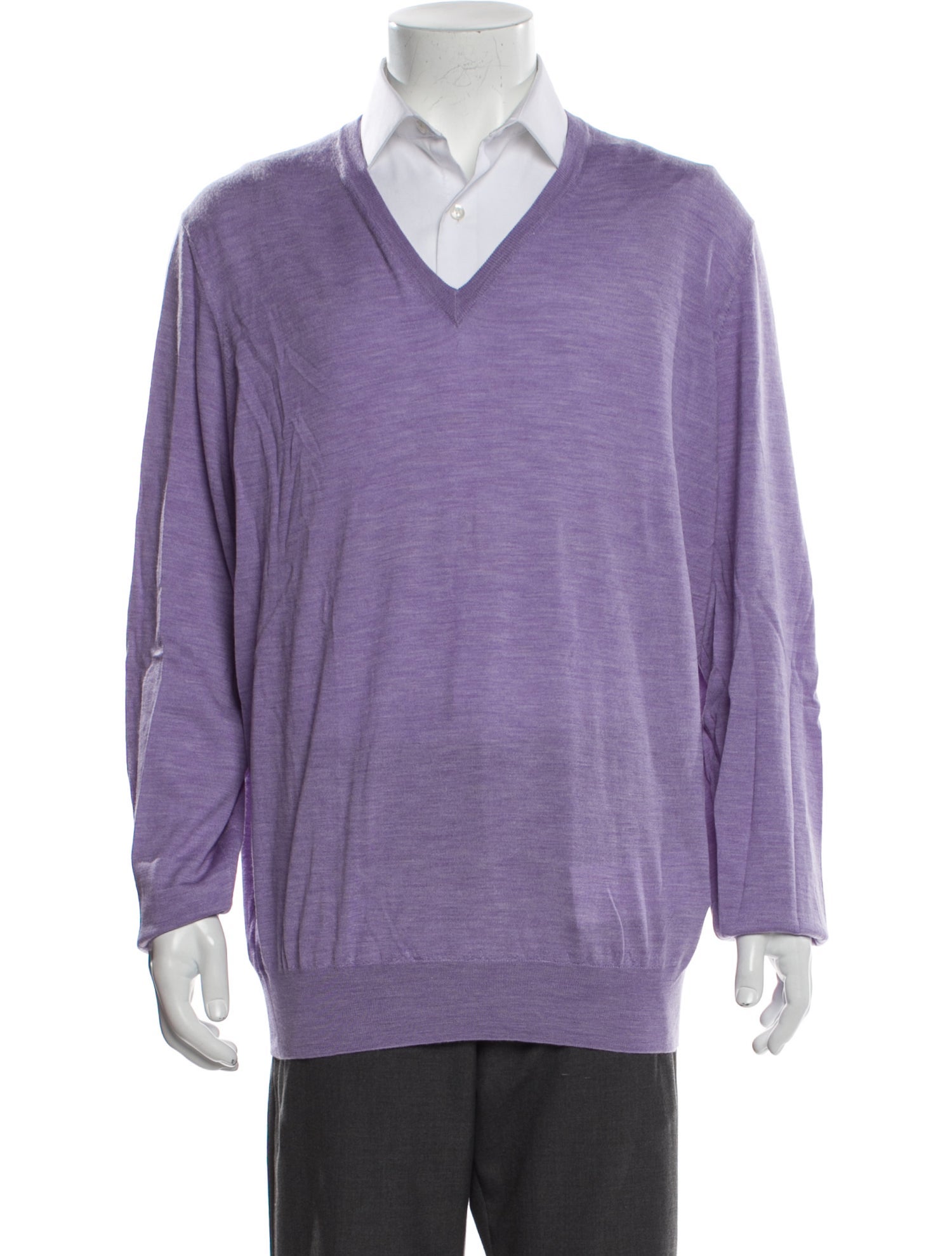 Brunello Cucinelli Wool V-Neck Henley