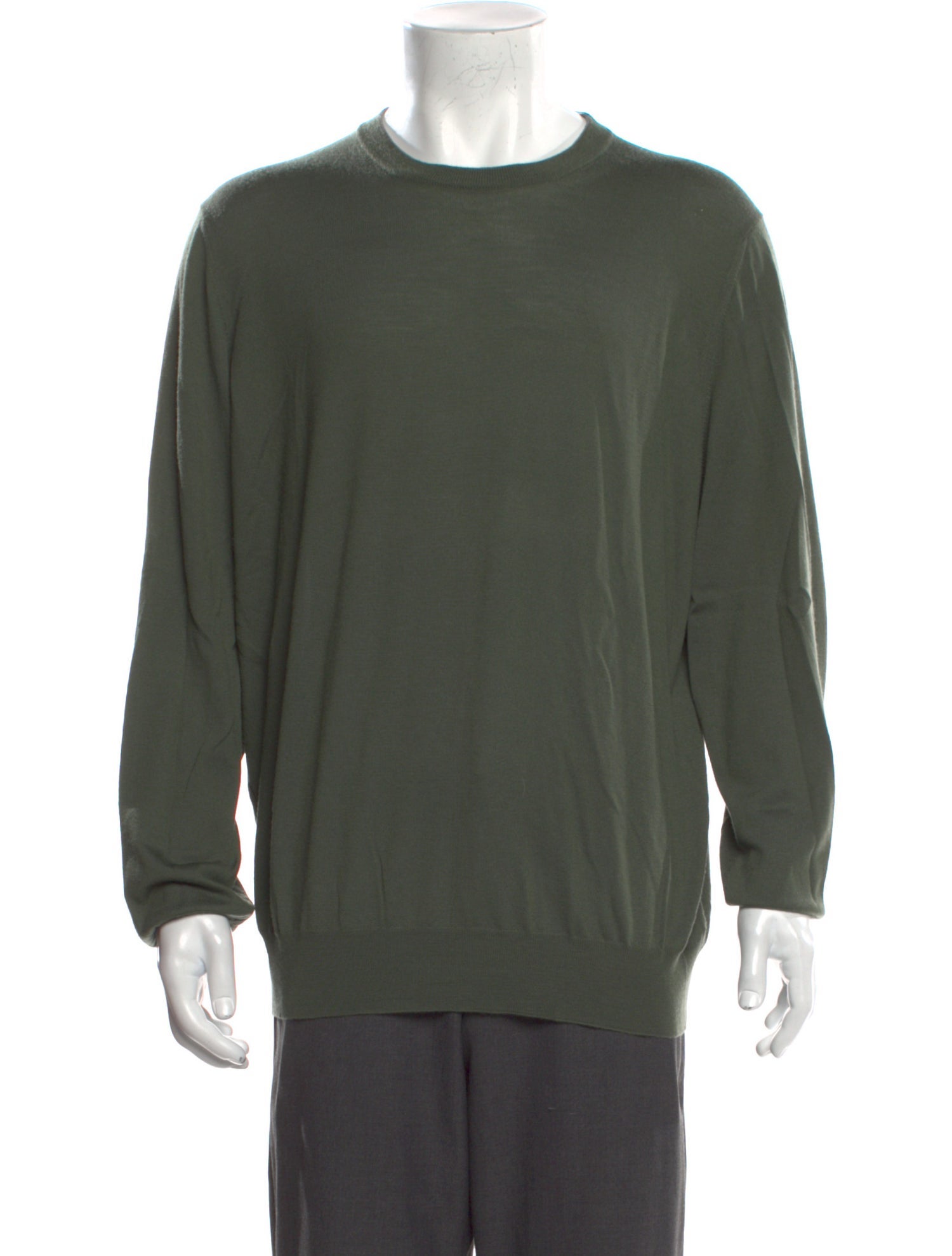 Brunello Cucinelli Wool Crew Neck T-Shirt