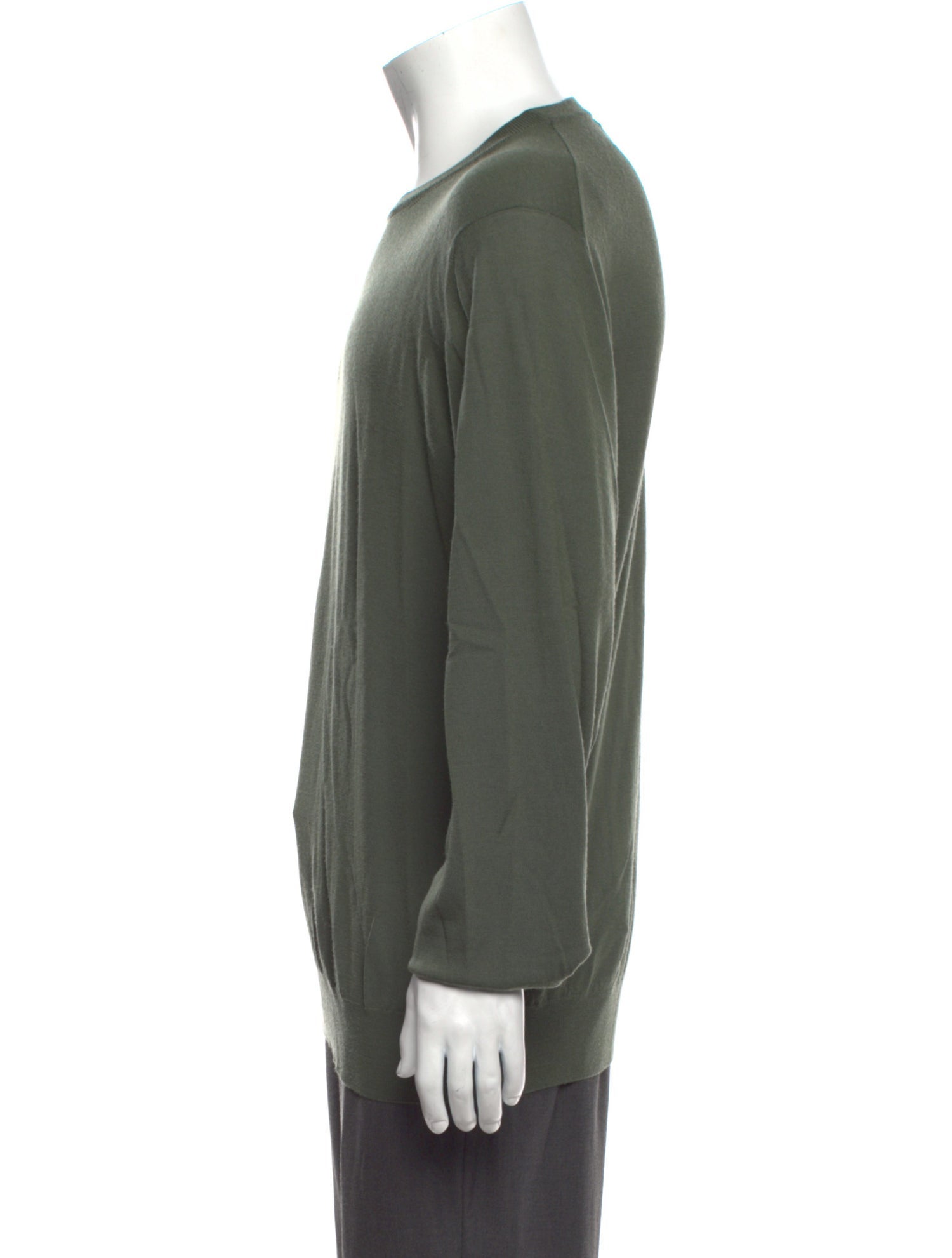 Brunello Cucinelli Wool Crew Neck T-Shirt