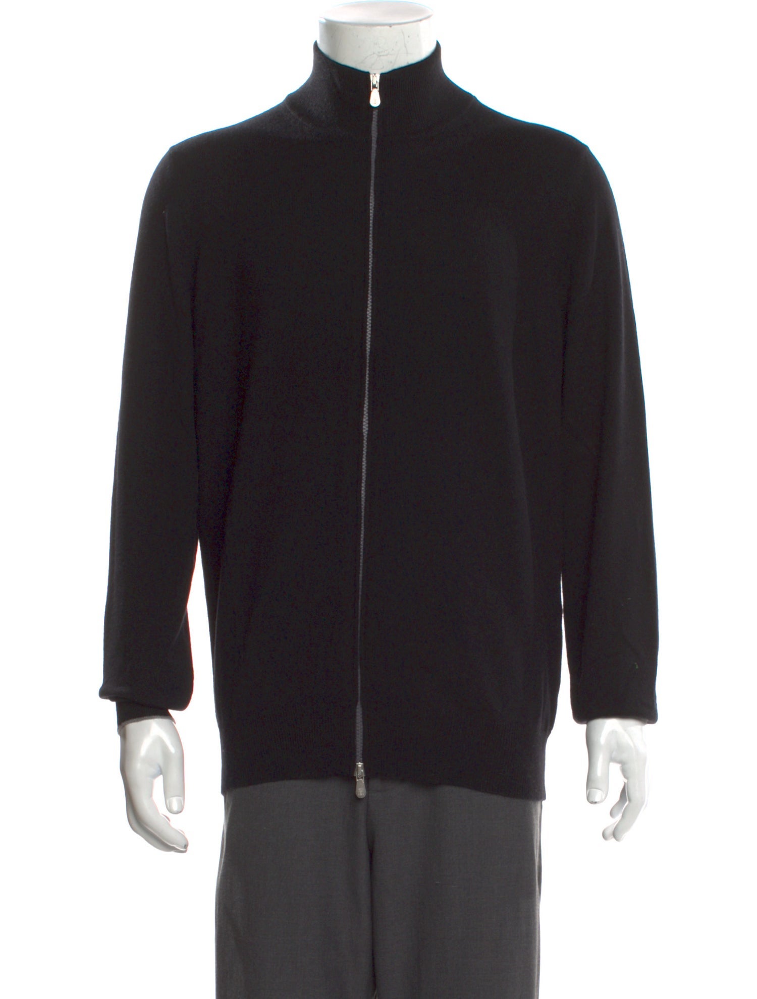 Brunello Cucinelli Cashmere Mock Neck Cardigan