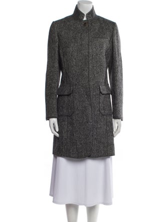 Brunello Cucinelli Wool Tweed Pattern Coat