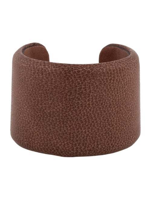 Brunello Cucinelli Leather Cuff Bracelet