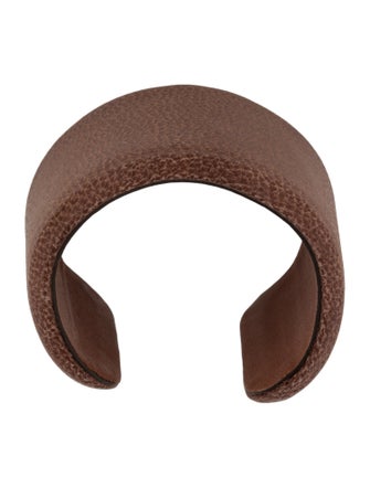 Brunello Cucinelli Leather Cuff Bracelet