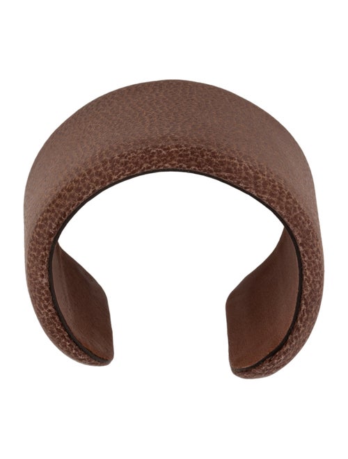 Brunello Cucinelli Leather Cuff Bracelet