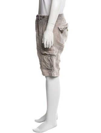 Brunello Cucinelli Linen Cargo Shorts