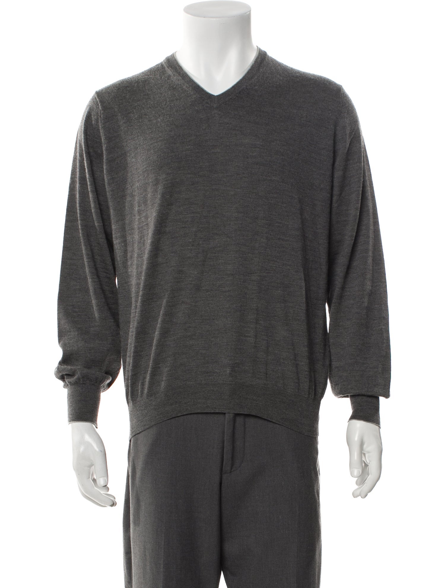 Brunello Cucinelli Wool V-Neck Pullover