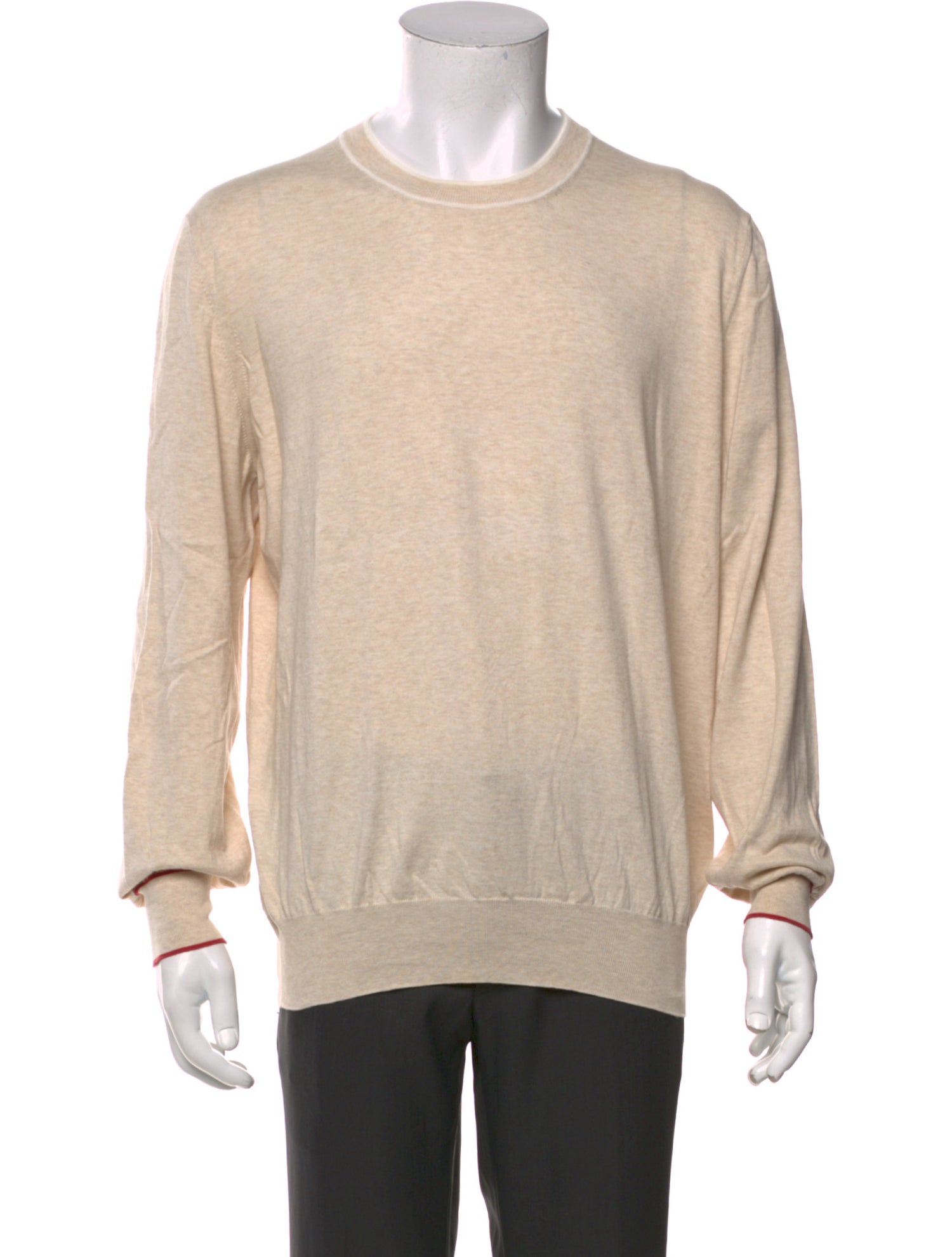 Brunello Cucinelli Crew Neck Long Sleeve Pullover