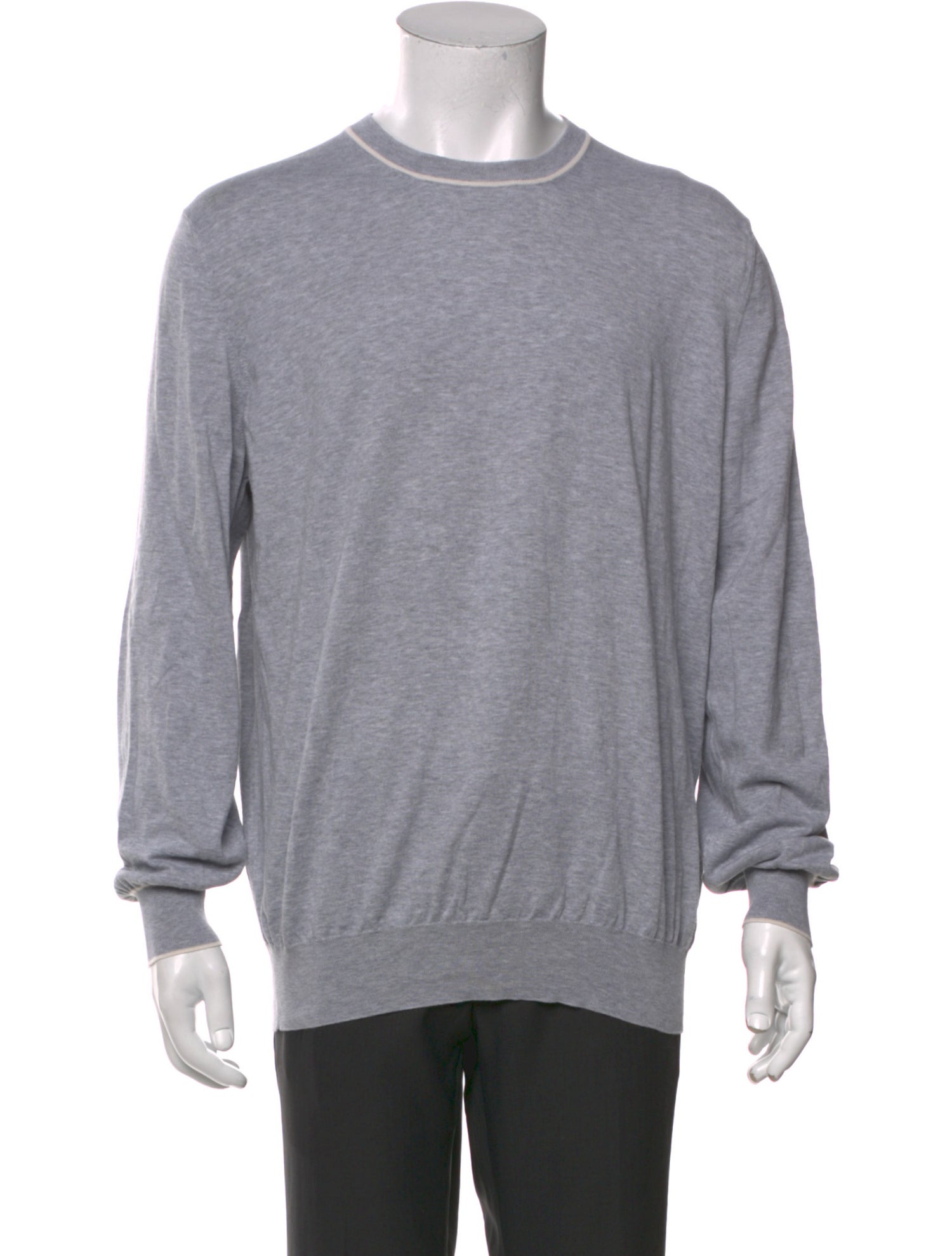 Brunello Cucinelli Crew Neck Long Sleeve Pullover
