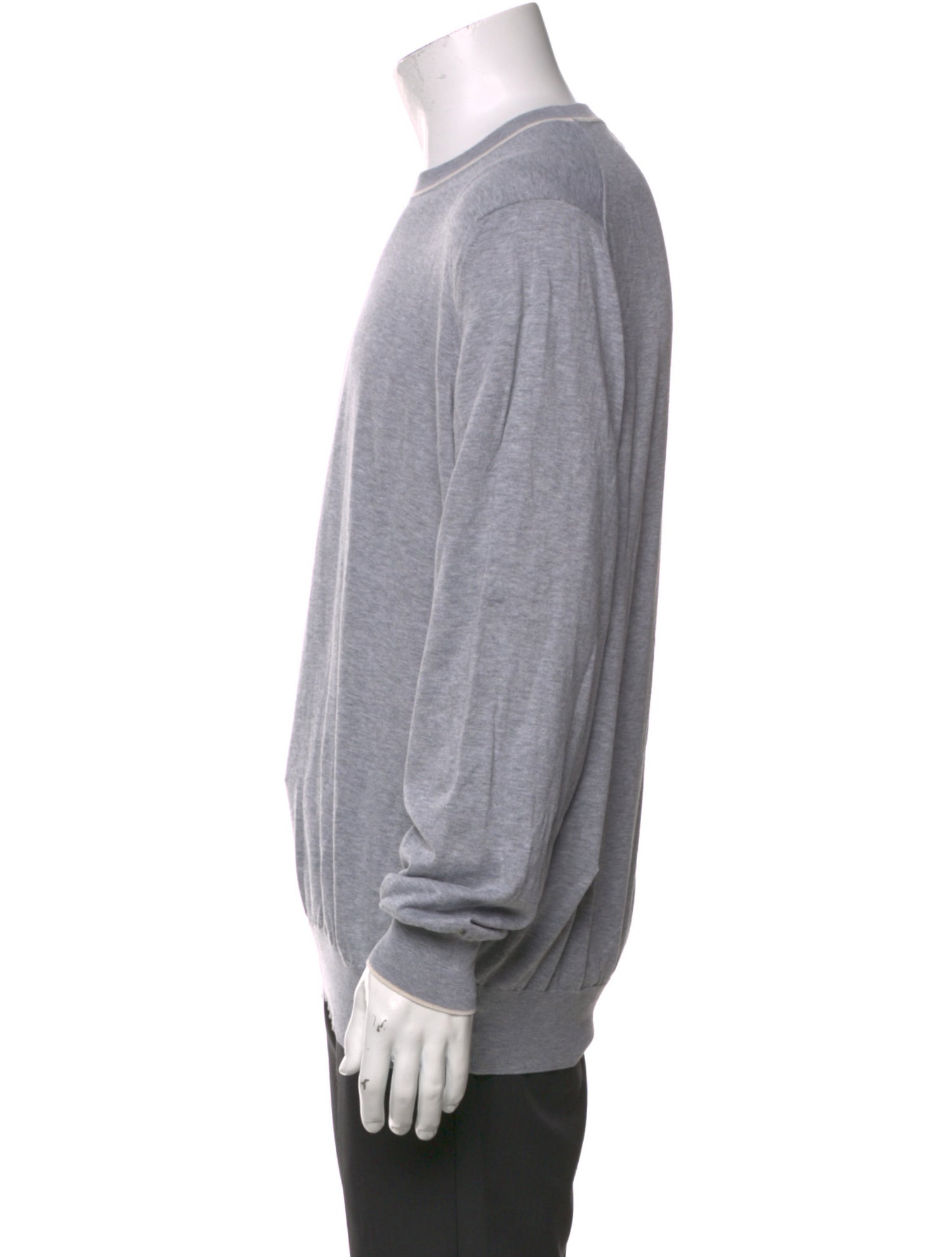 Brunello Cucinelli Crew Neck Long Sleeve Pullover