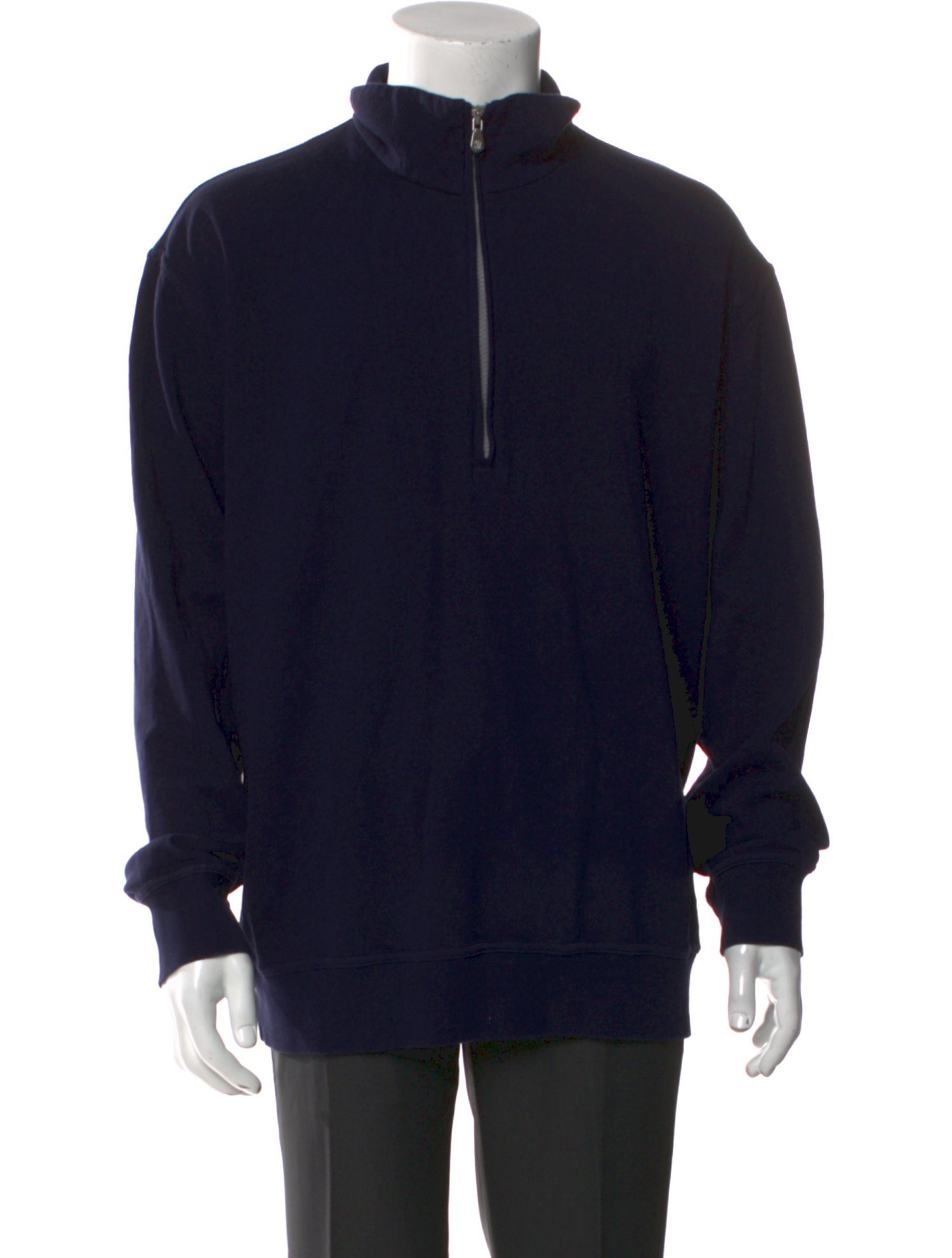 Brunello Cucinelli Mock Neck Long Sleeve Sweatshirt