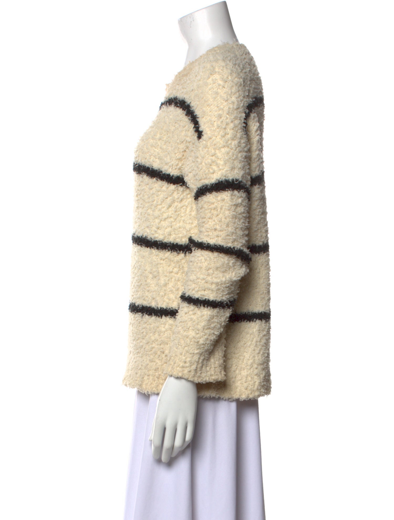 Brunello Cucinelli Striped Crew Neck Sweater