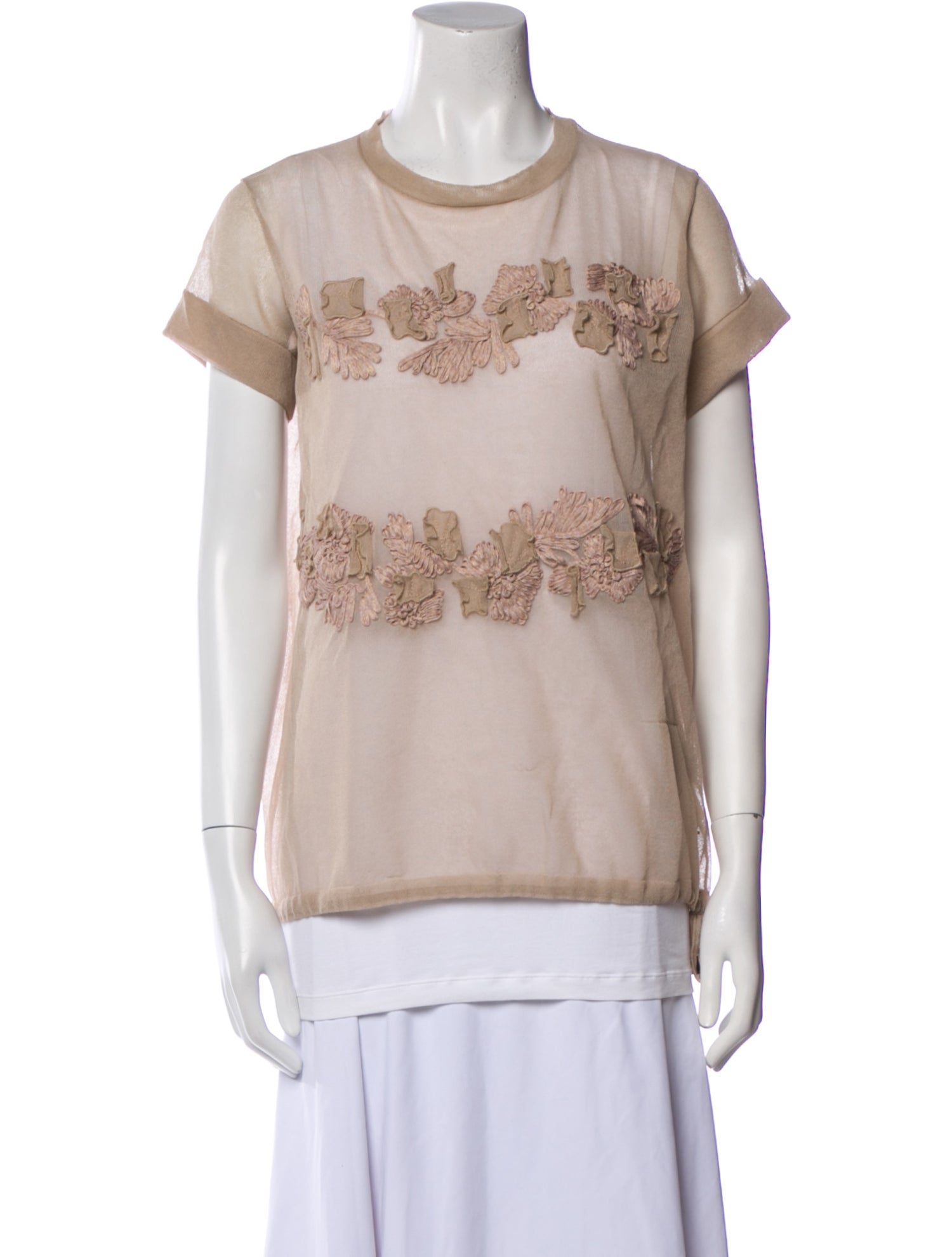 Brunello Cucinelli Crew Neck Short Sleeve T-Shirt