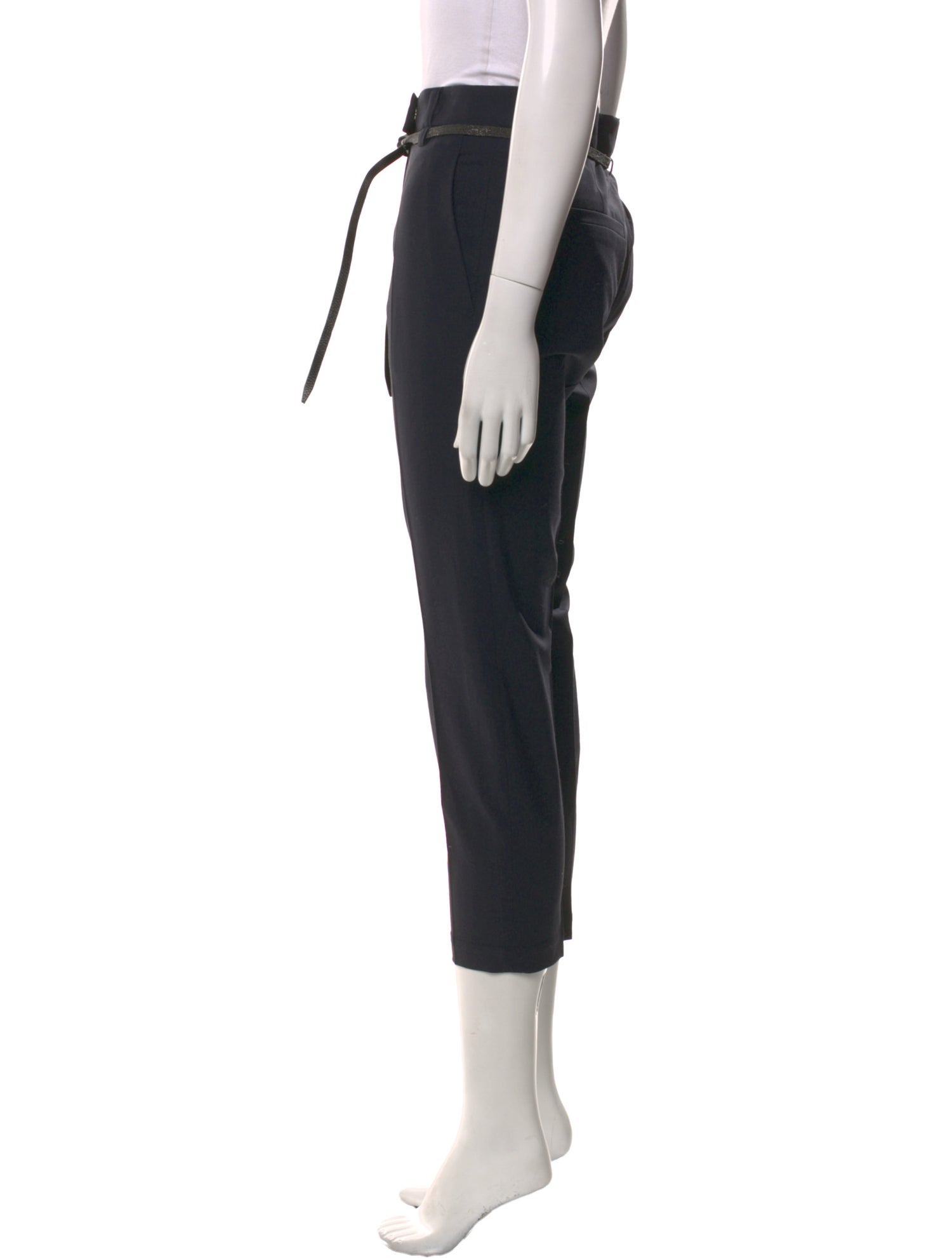 Brunello Cucinelli Virgin Wool Straight Leg Pants