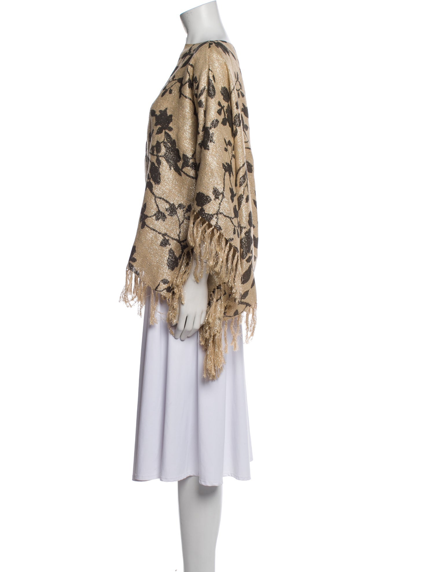 Brunello Cucinelli Floral Print Shawl