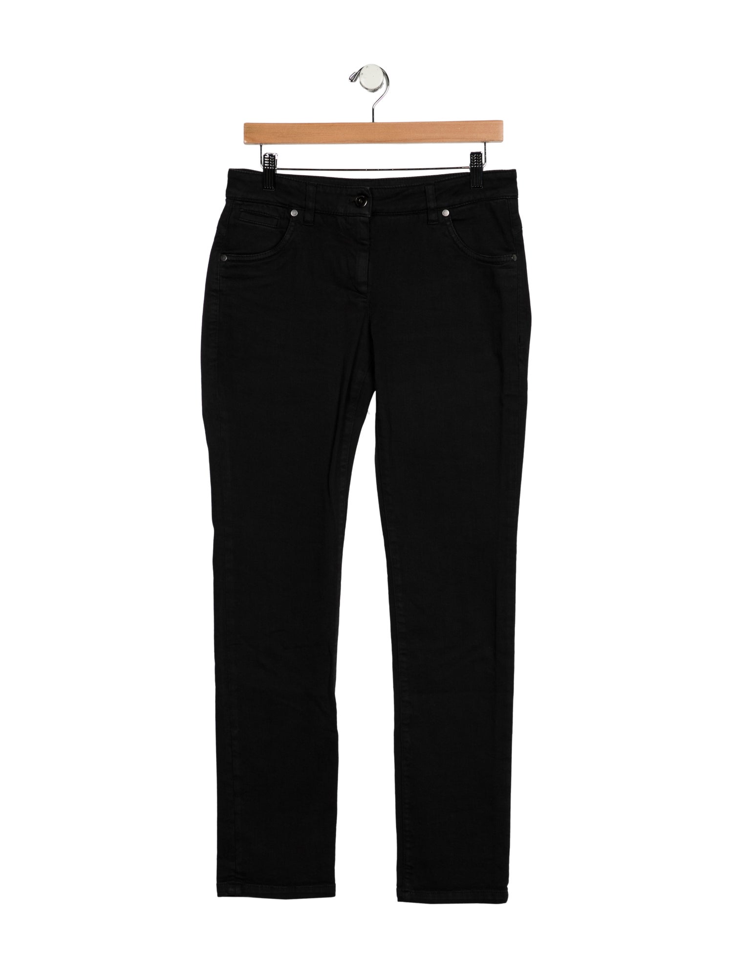 Brunello Cucinelli Mid-Rise Straight Leg Jeans