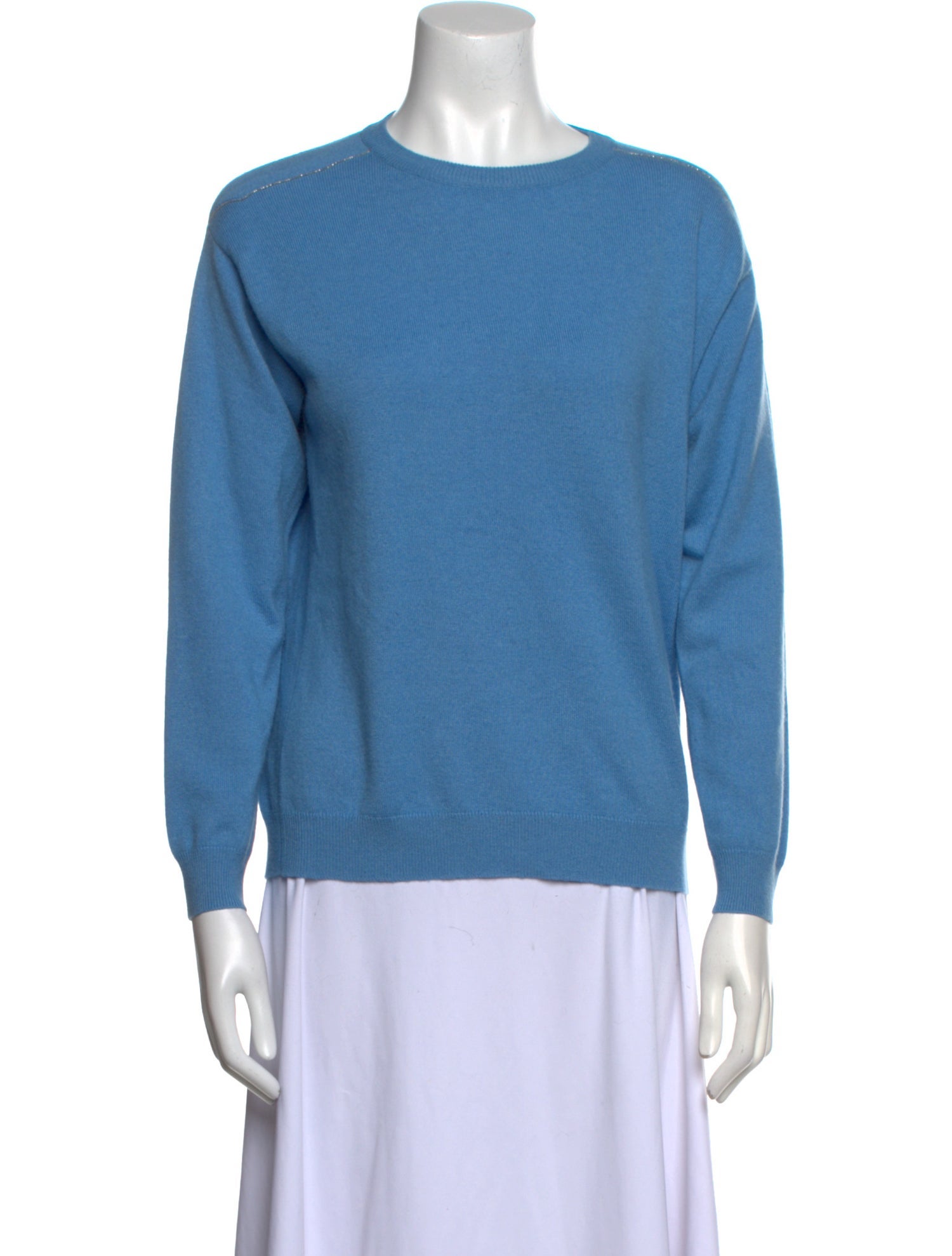 Brunello Cucinelli Virgin Wool Crew Neck Sweater