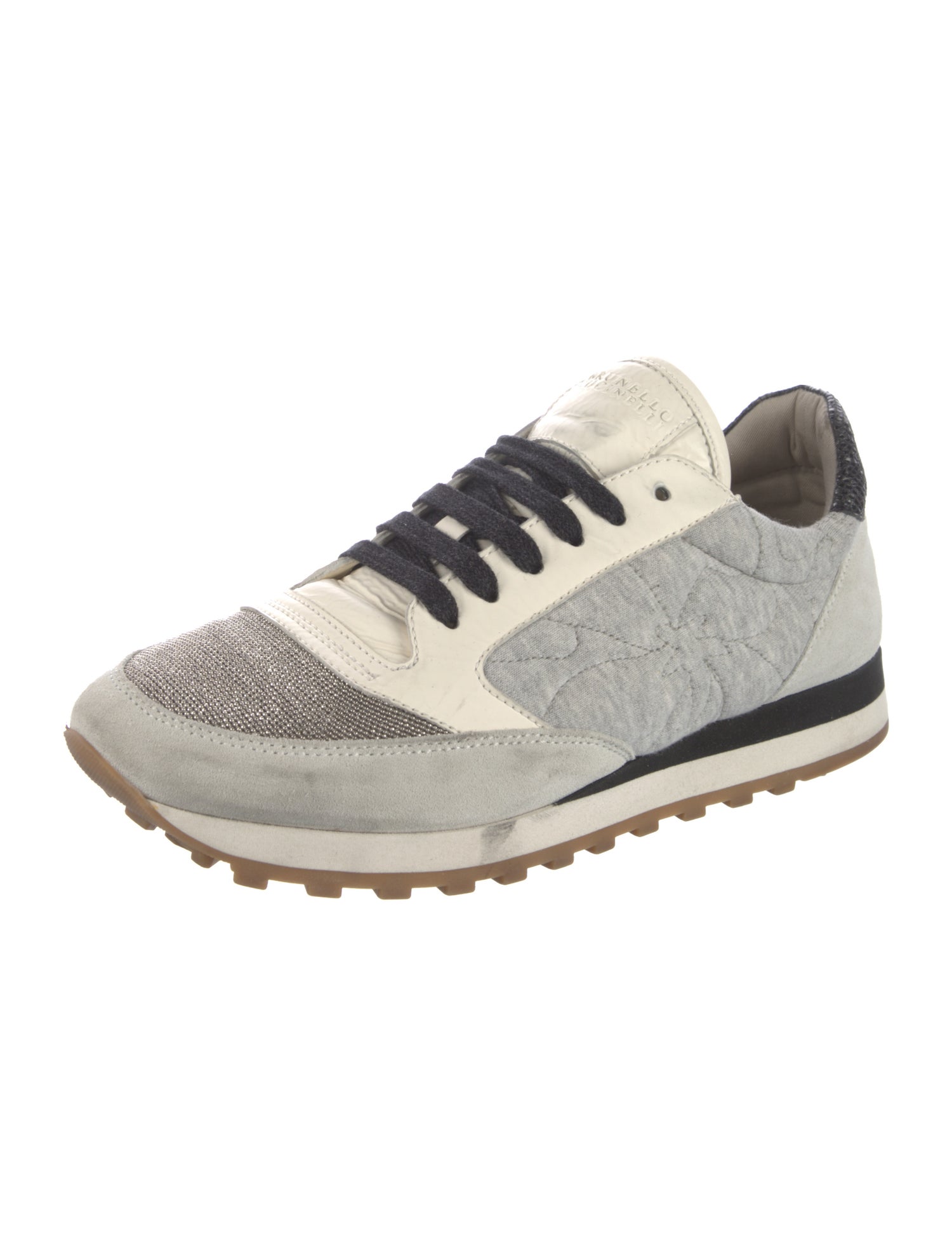 Brunello Cucinelli Monili Suede Sneakers