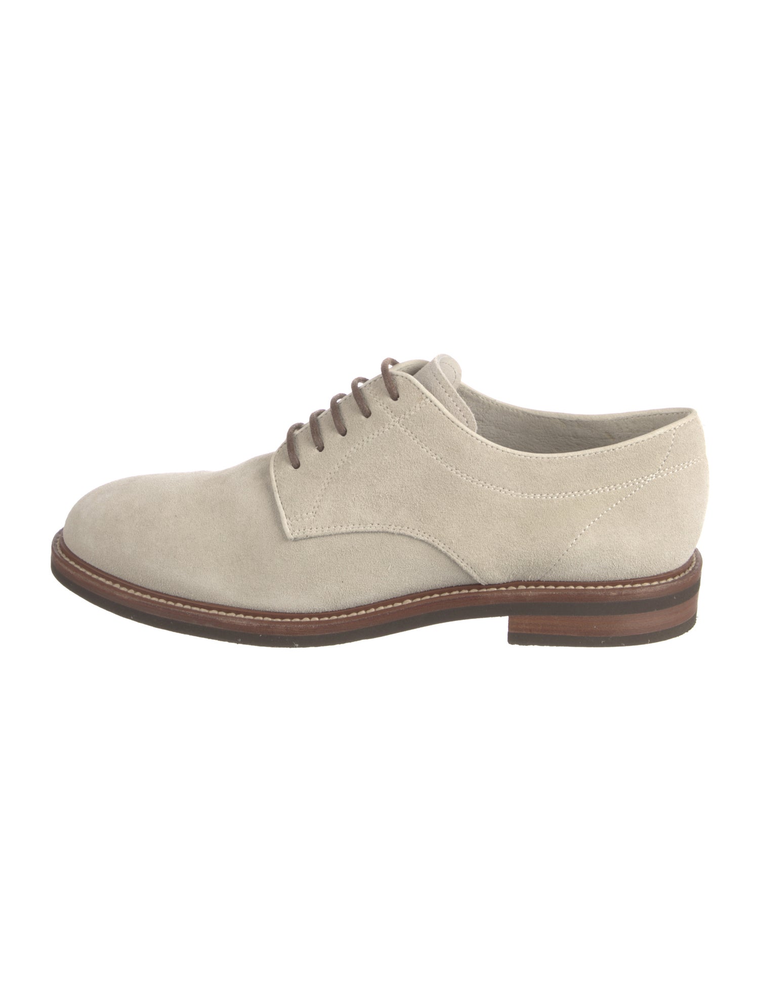 Brunello Cucinelli Suede Derby Shoes