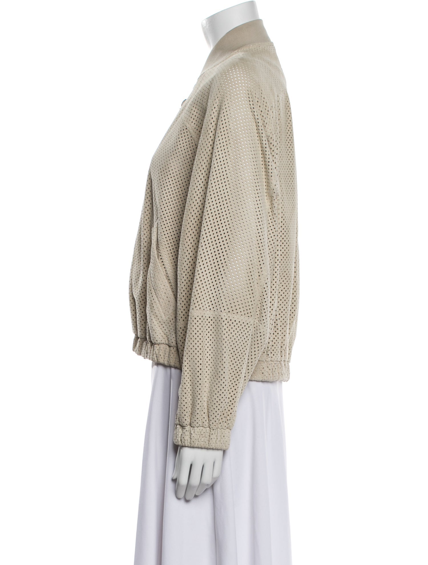 Brunello Cucinelli Leather Bomber Jacket