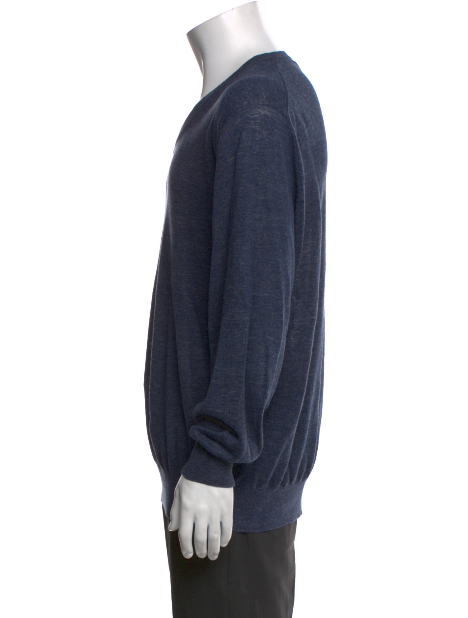 Brunello Cucinelli Linen V-Neck Pullover