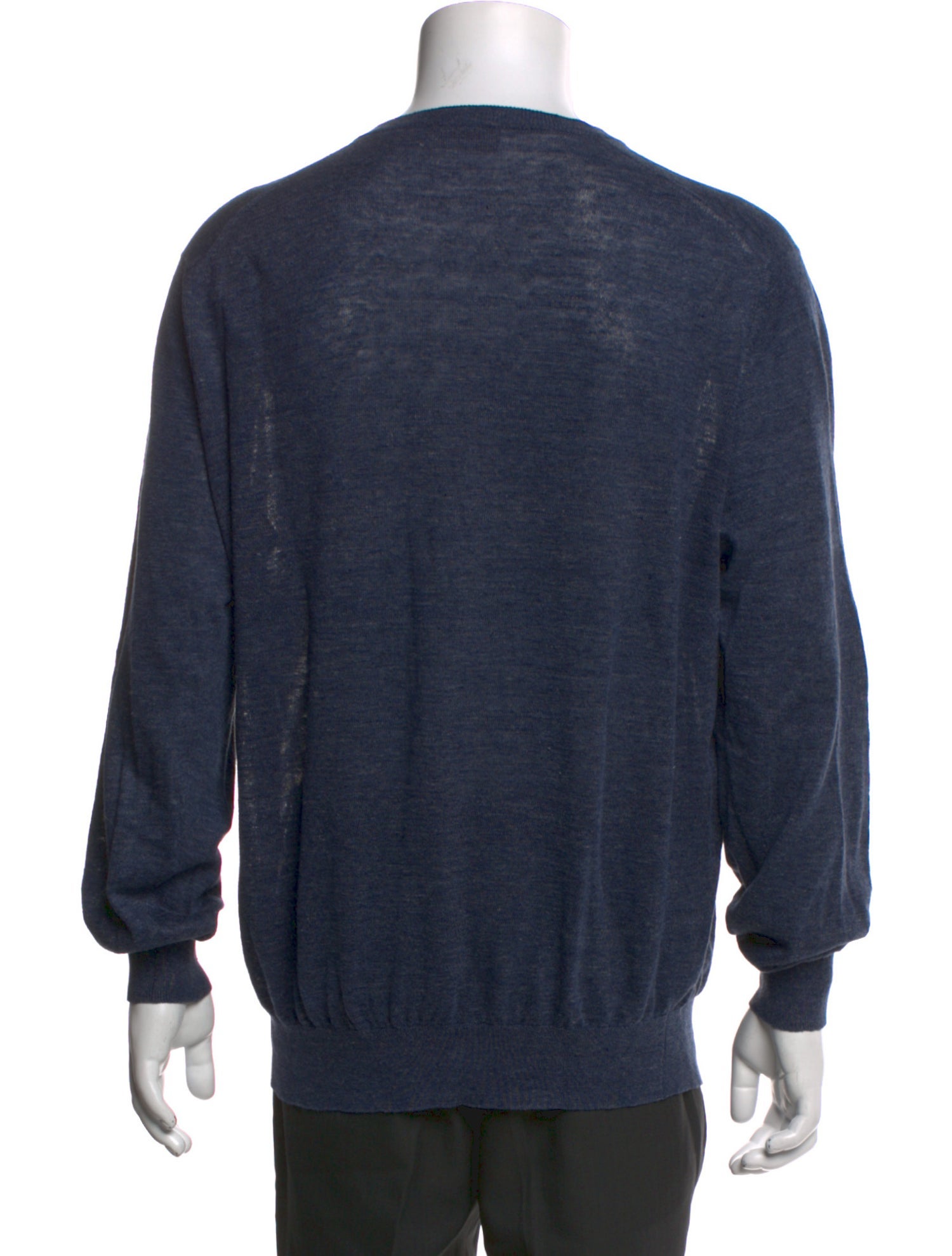 Brunello Cucinelli Linen V-Neck Pullover
