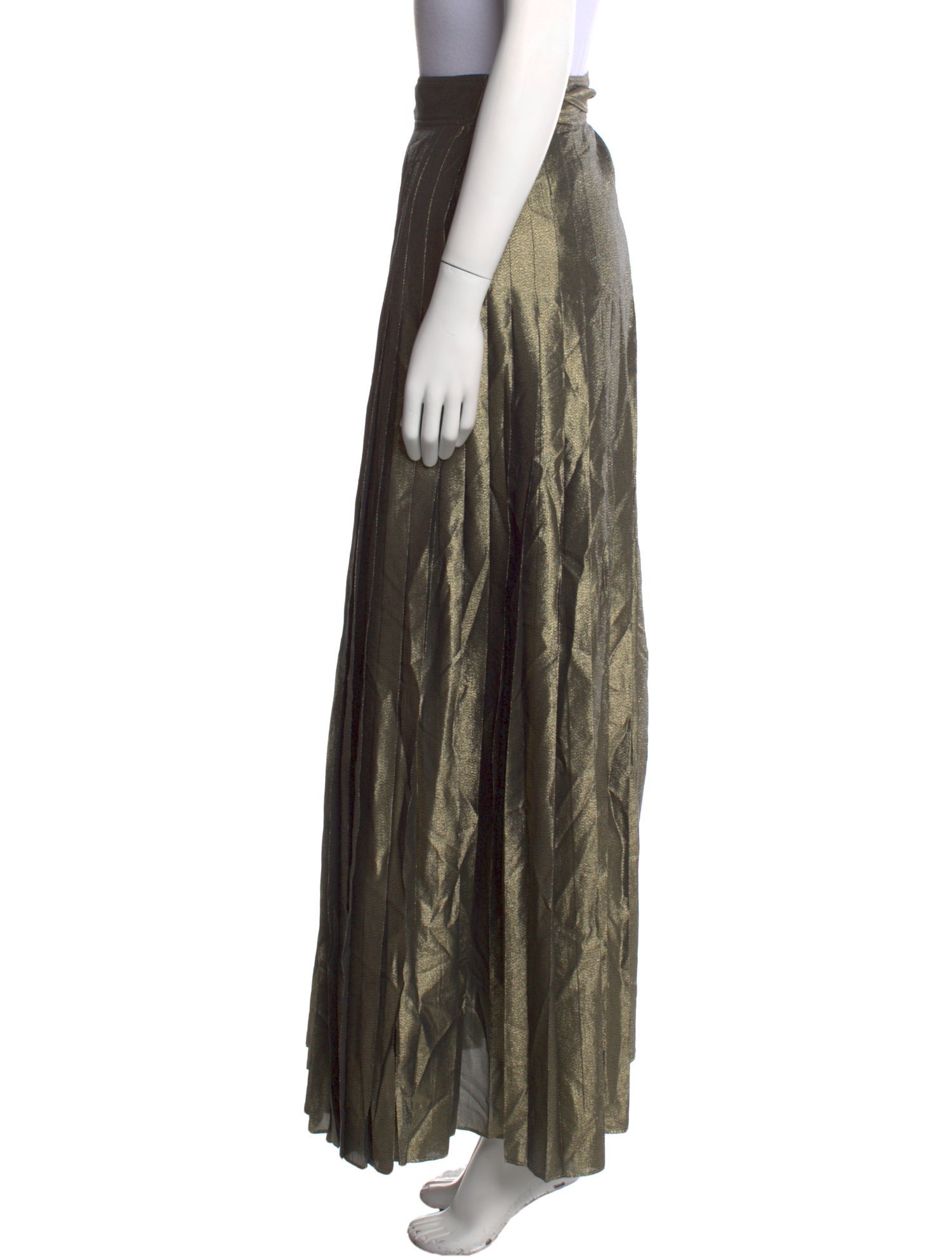 Brunello Cucinelli Silk Long Skirt